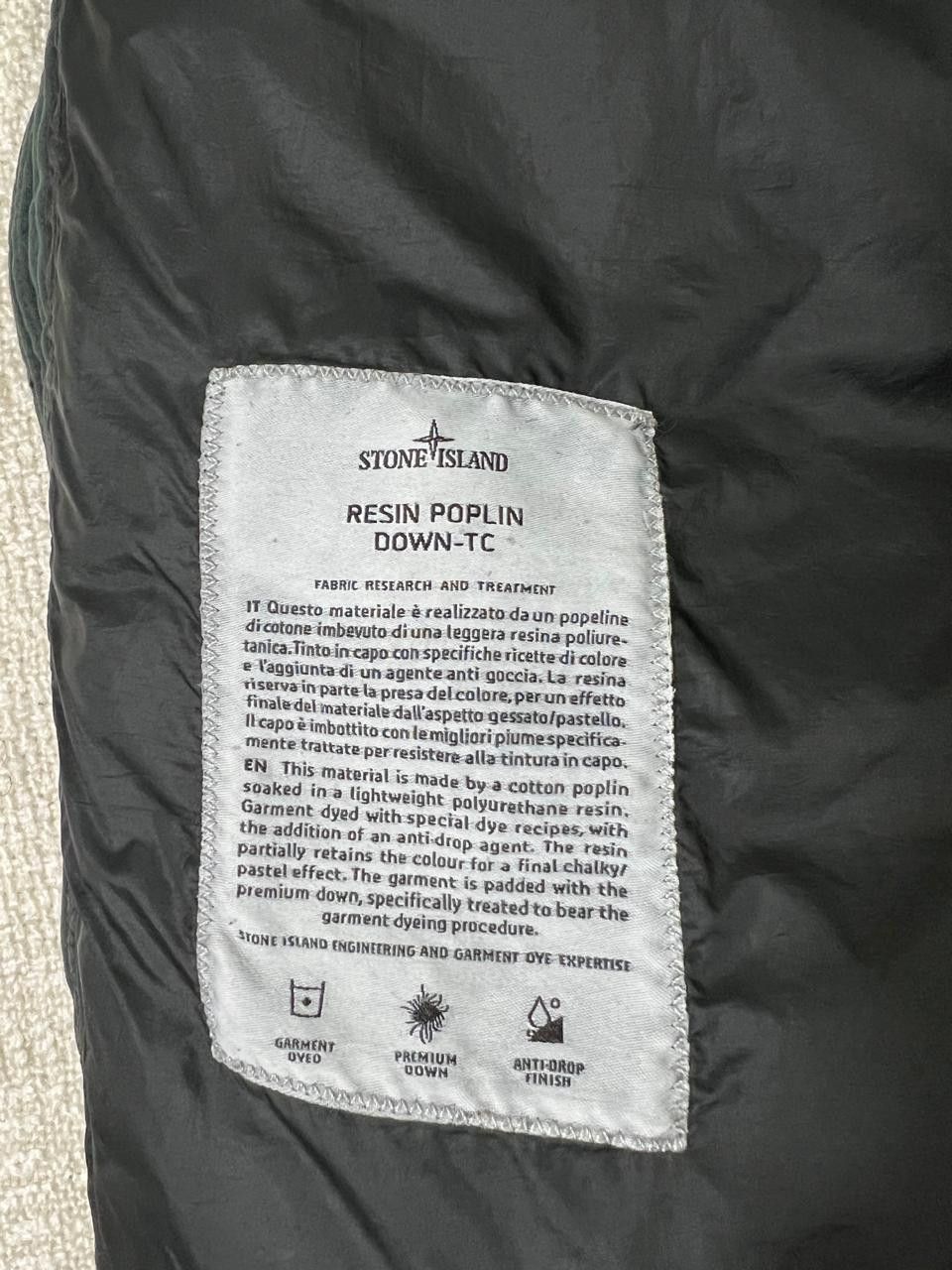 Stone Island Stone island 2017 Resin poplin down TC puffer jacket Size US L / EU 52-54 / 3 - 9 Thumbnail