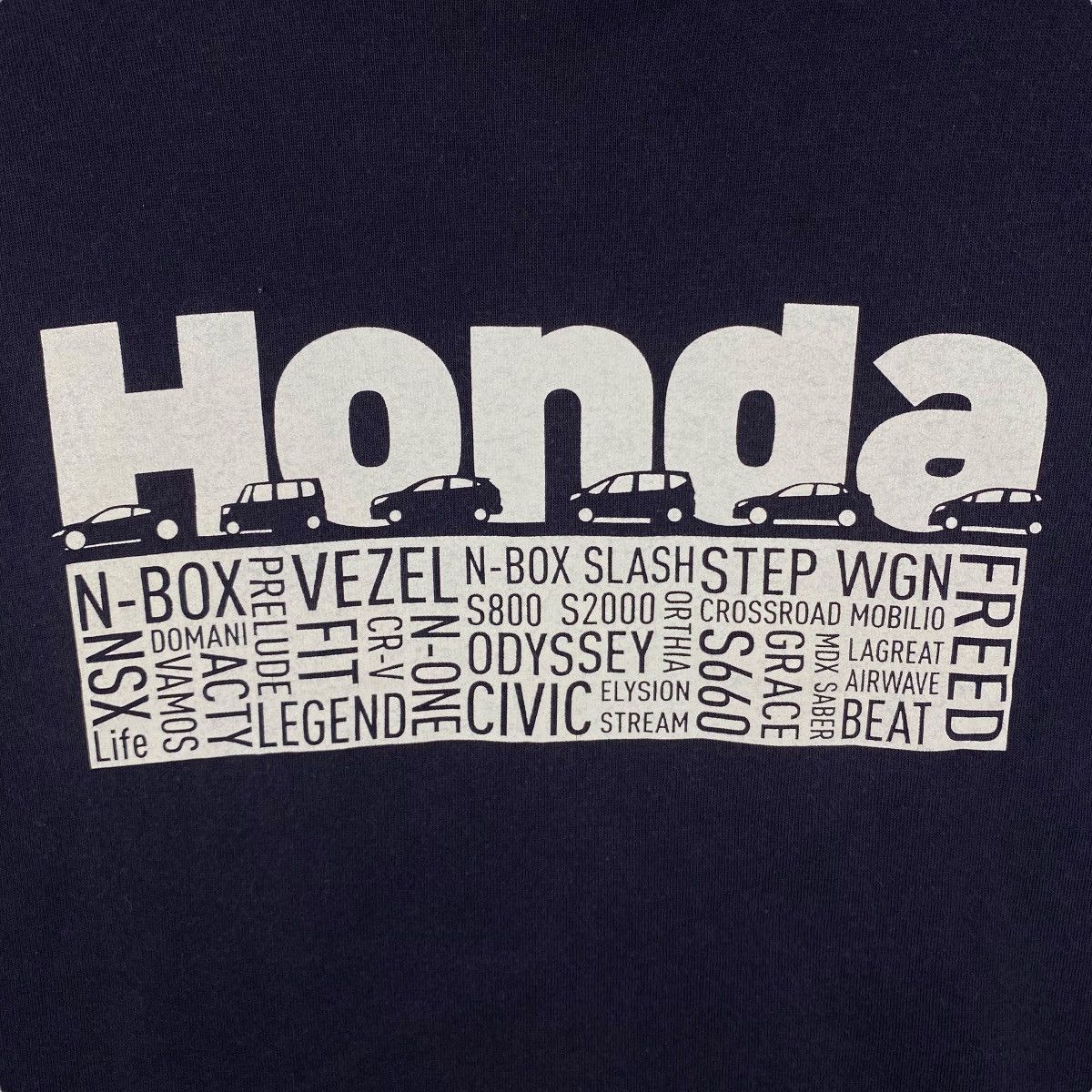 Japanese Brand Japanese Brand I LOVE HONDA Type Of Honda's Cars Graphic Tee Size US M / EU 48-50 / 2 - 2 Thumbnail