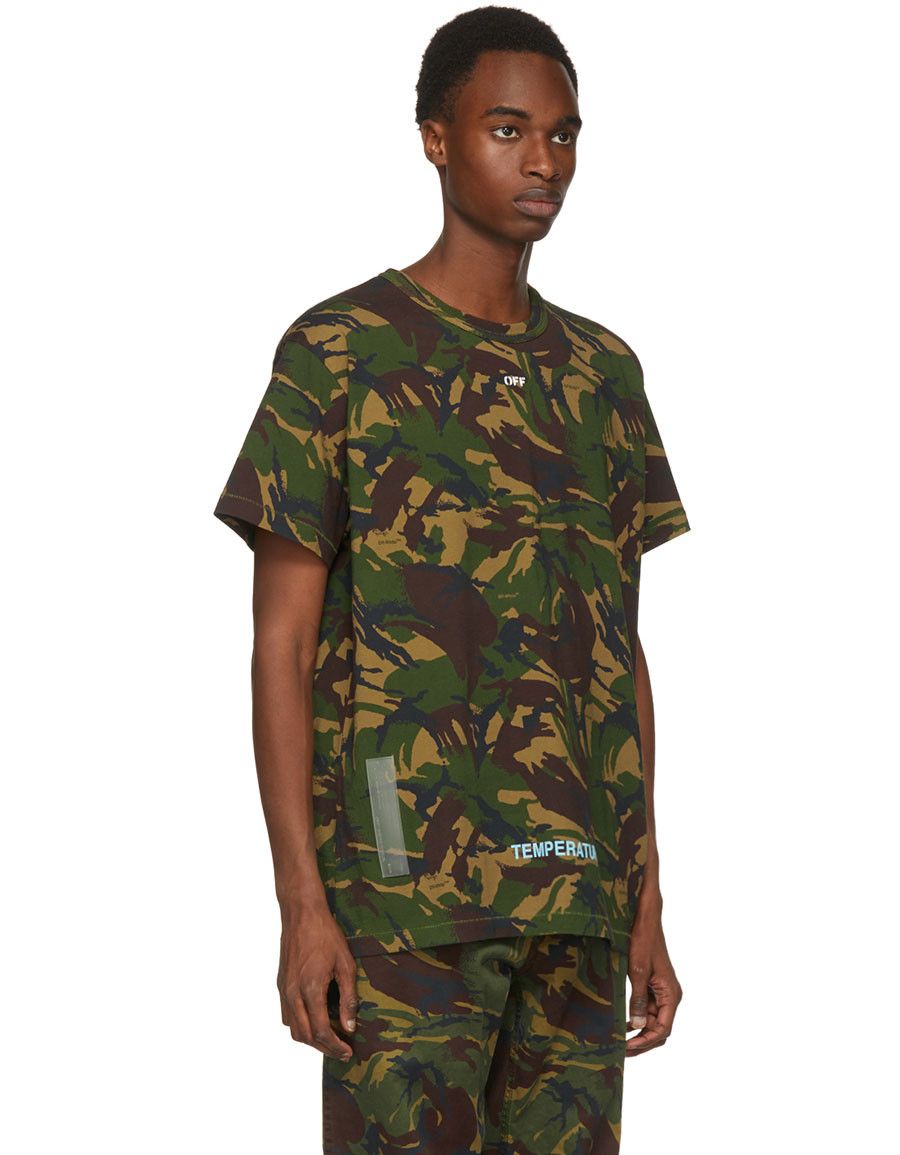 Off-White × Virgil Abloh OFF-WHITE c/o Virgil Abloh Camouflage Arrows T-Shirt - L Size US L / EU 52-54 / 3 - 3 Thumbnail