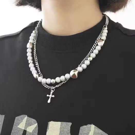 Designer × Vintage Retro punk necklace Size ONE SIZE - 1 Thumbnail