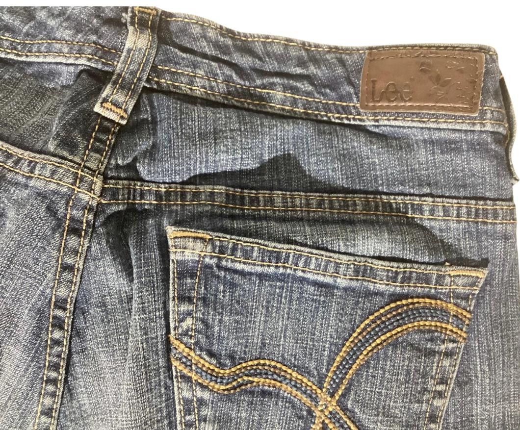 Lee Lee Women's Bootcut Lower on the Waist Blue Denim Size 8 Size 30" / US 8 / IT 44 - 7 Thumbnail