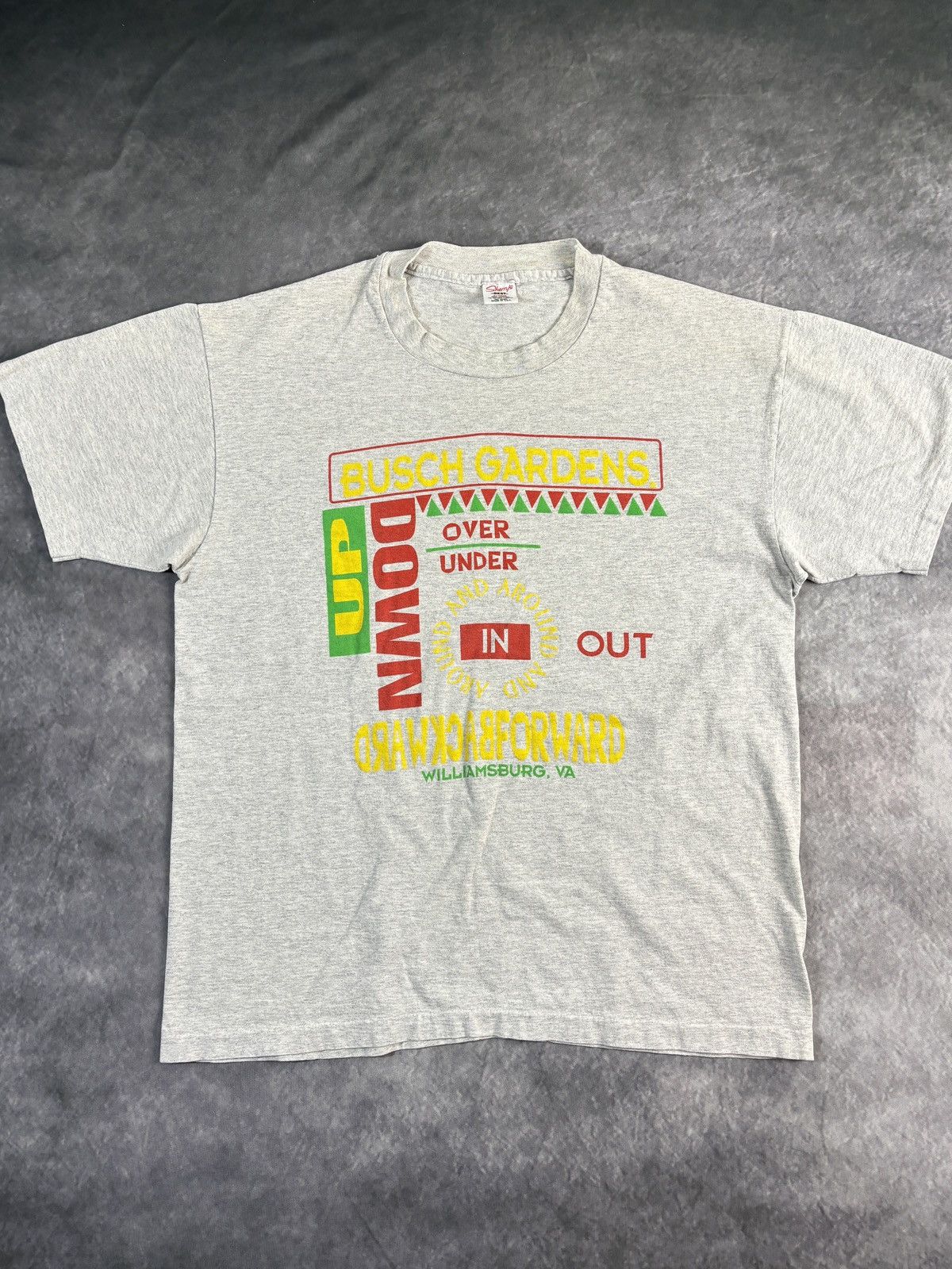 Vintage Vintage Busch Gardens Tee Six Flags Waterpark Graphic 90s Size US XL / EU 56 / 4 - 2 Thumbnail