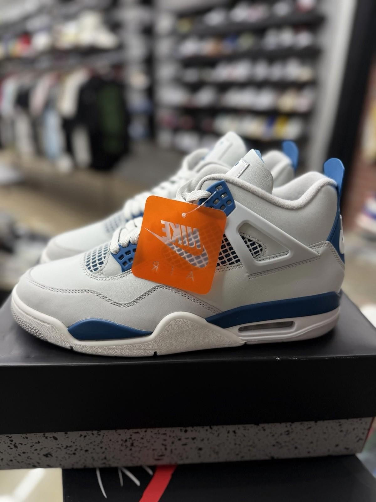 Jordan Brand Size 12 - Air Jordan 4 Retro 2024 Military Blue FV5029-141 Size US 12 / EU 45 - 1 Thumbnail