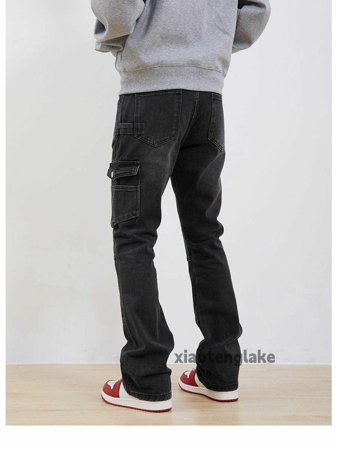 Jean × Vintage washed faded cleanfit yuppie utility bootcut jeans Size US 32 / EU 48 - 3 Thumbnail