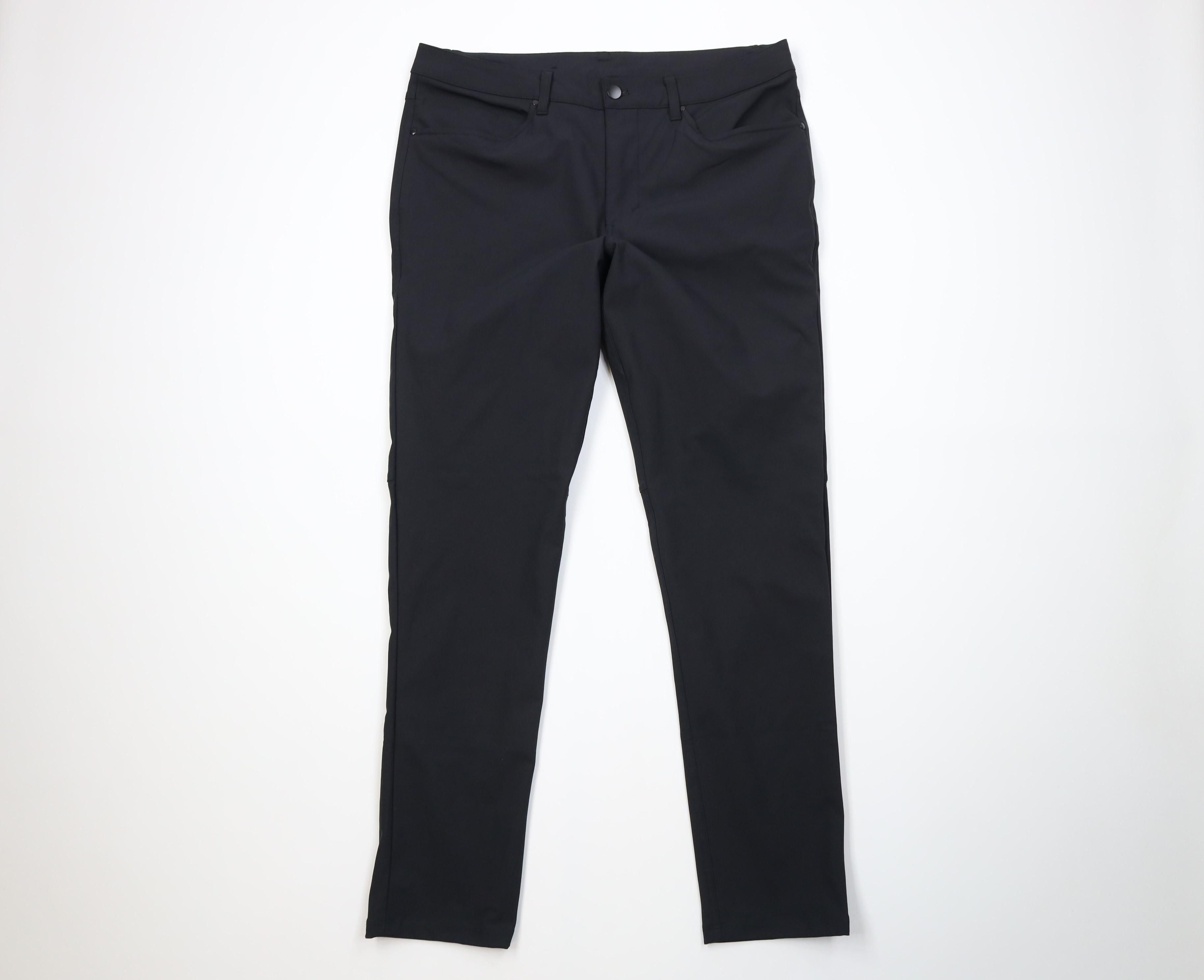 Lululemon Lululemon ABC Stretch Straight Leg Chinos Chino Pants Black Size US 34 / EU 50 - 1 Thumbnail