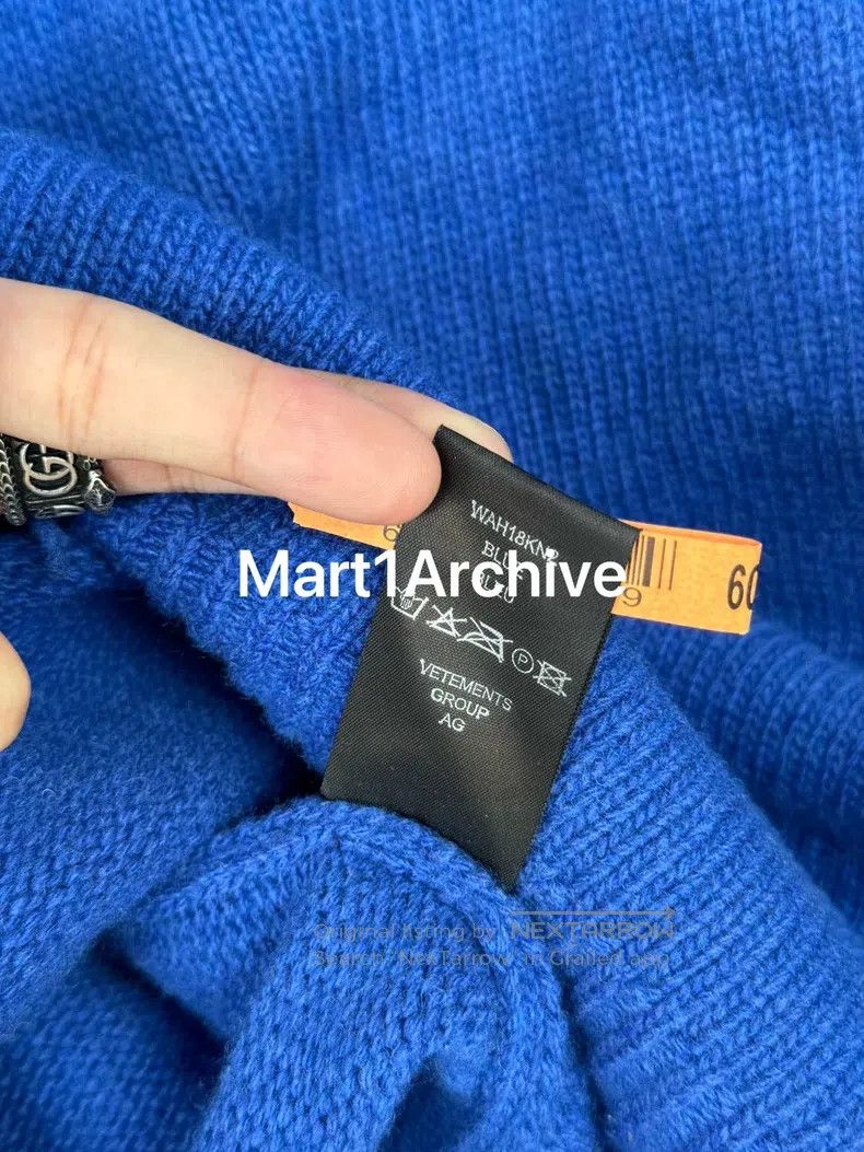 Vetements VETEMENTS Frilled distressed sweater Size US XS / EU 42 / 0 - 9 Thumbnail