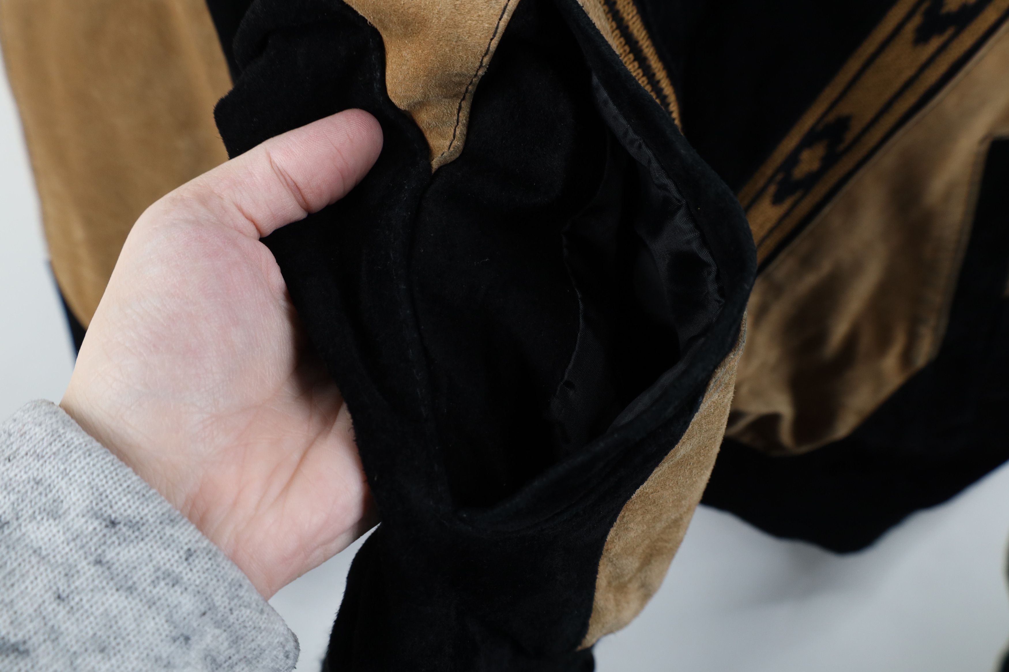 Scully Vintage 90s Scully Western Suede Leather Bomber Jacket Size US L / EU 52-54 / 3 - 8 Thumbnail