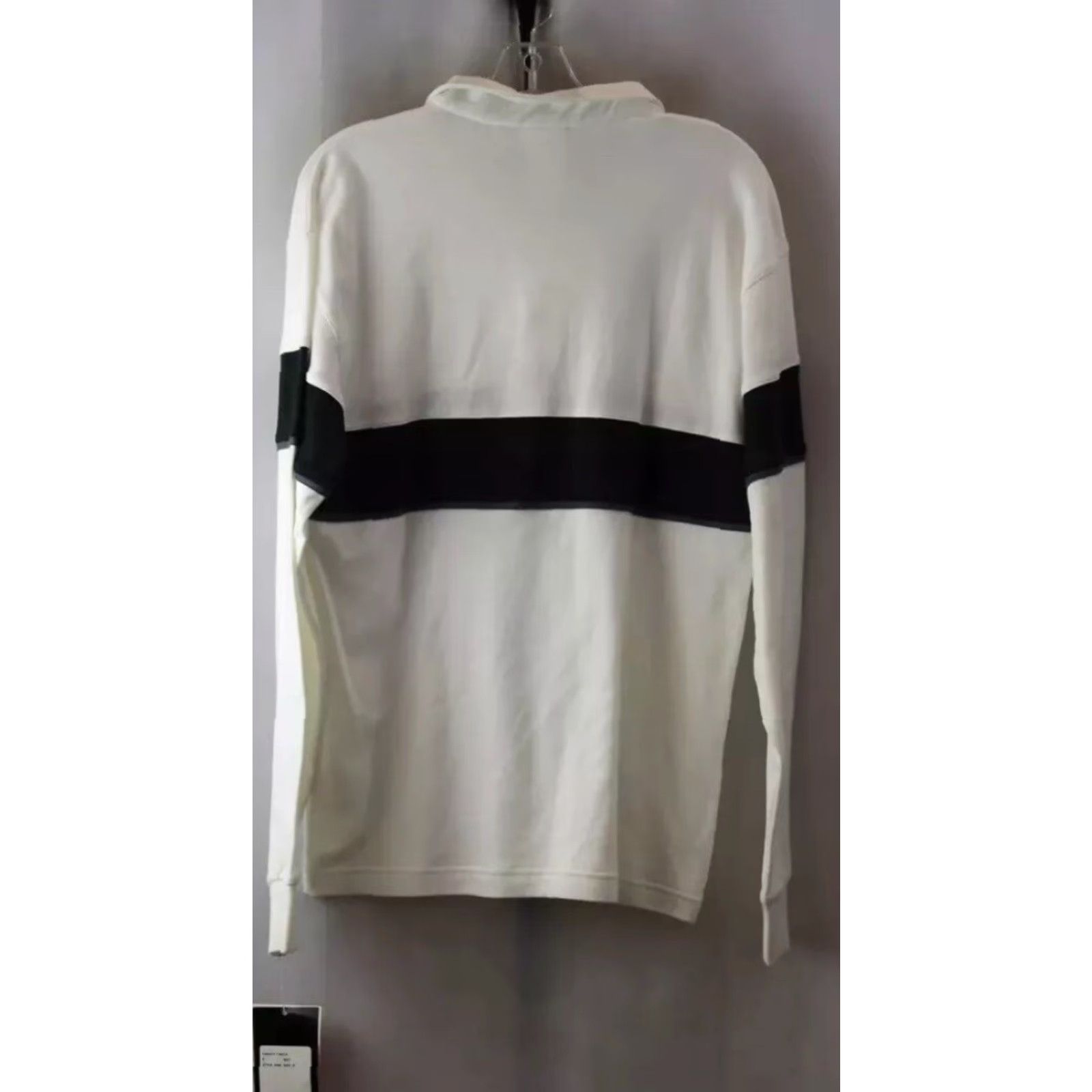 Spyder Spyder Men's Sweater Pullover 1/4 ZipUp Striped White & Black Size Small NWT NEW Size US S / EU 44-46 / 1 - 2 Thumbnail