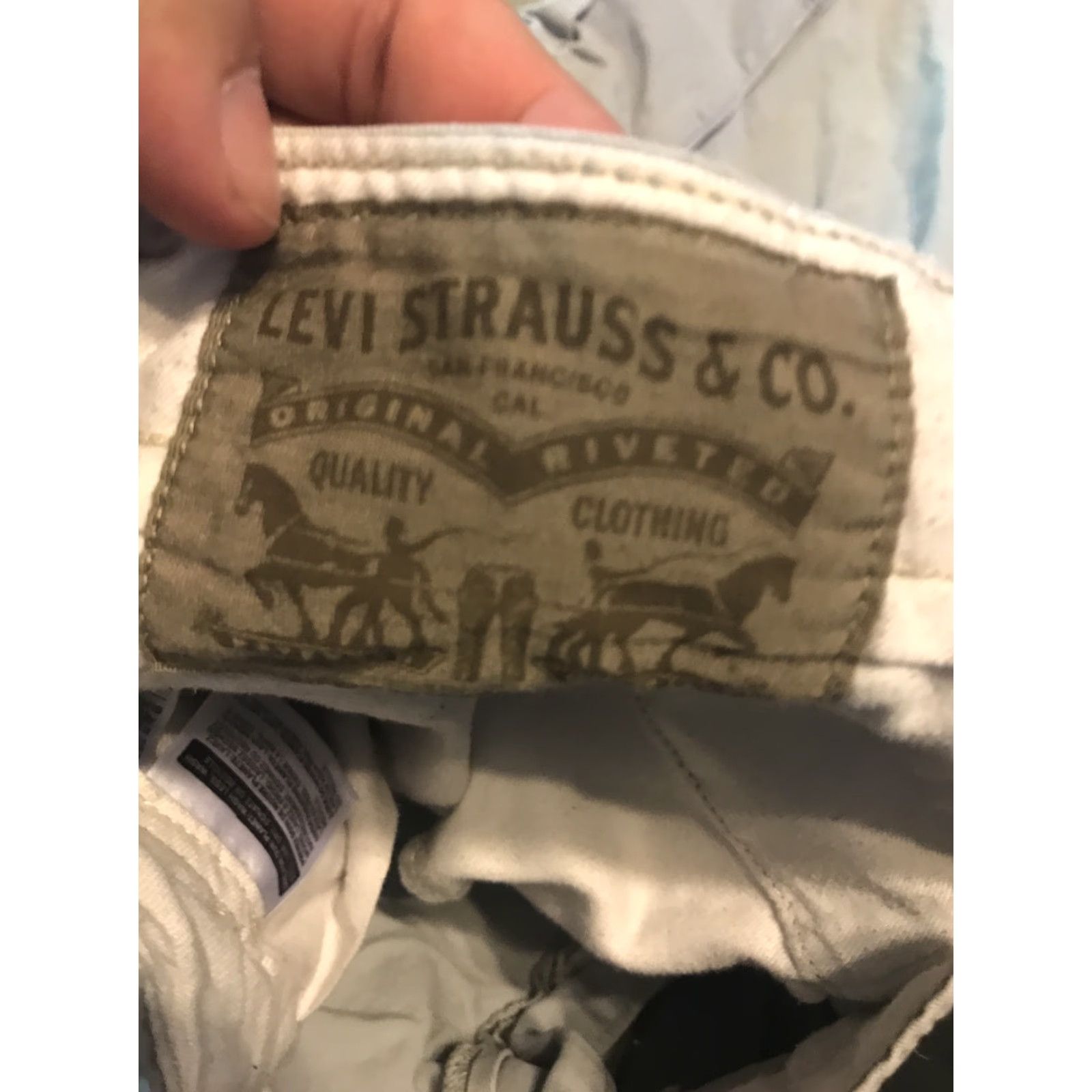 Levi's Levi's Cargo Shorts Men's Gray 34 Cargo Pocket Regular Cotton Flat Front Size 34 Outdoor Casual Vintage No Size US 34 / EU 50 - 4 Thumbnail