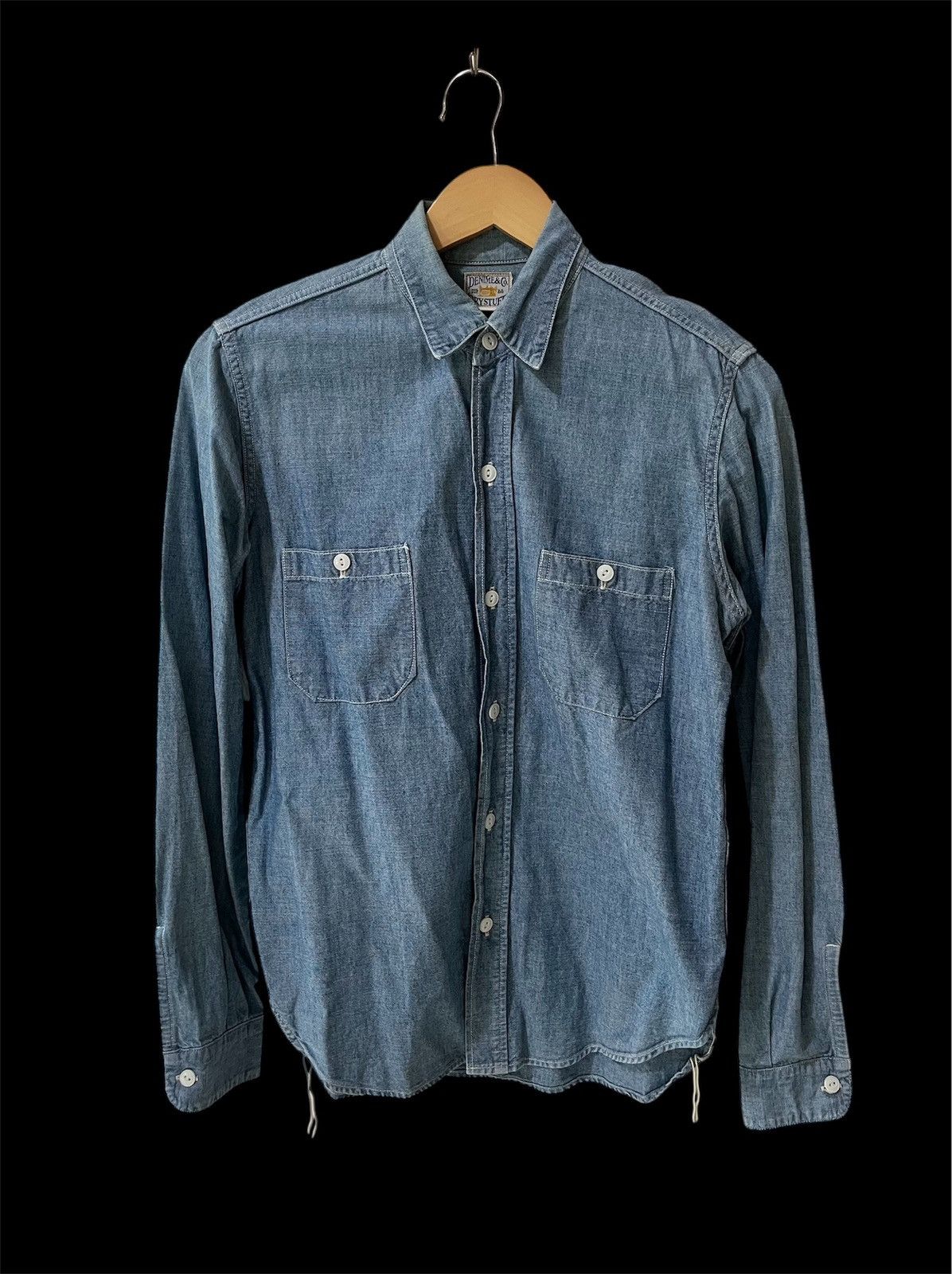 Denime Denime Selvedge Chambray Denim Work Shirt Size US S / EU 44-46 / 1 - 1 Thumbnail