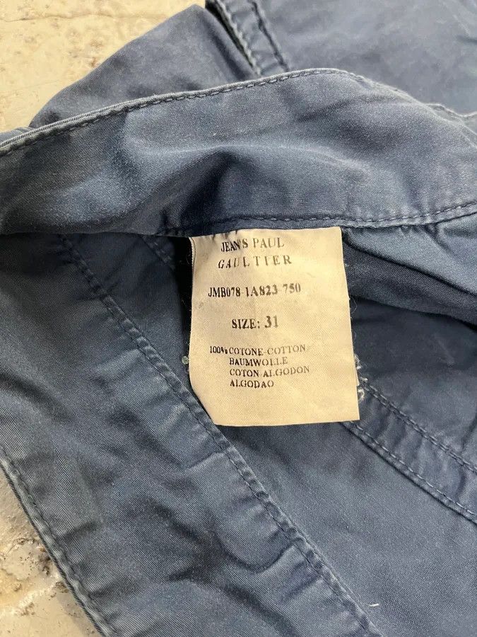 Jean Paul Gaultier × Vintage 2000s Jean Paul Gaultier Blue Royal Cozy Pants Size US 32 / EU 48 - 10 Thumbnail