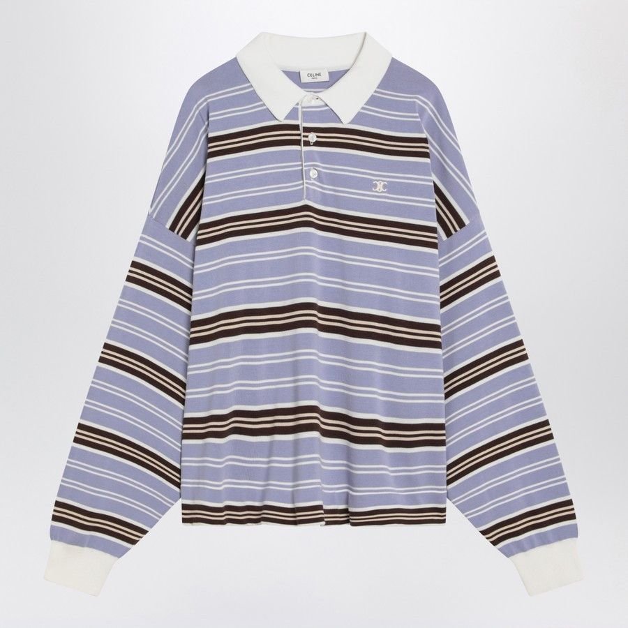 Celine o1d2blof0226 Polo Shirt in Multicolor Size US M / EU 48-50 / 2 - 1 Thumbnail