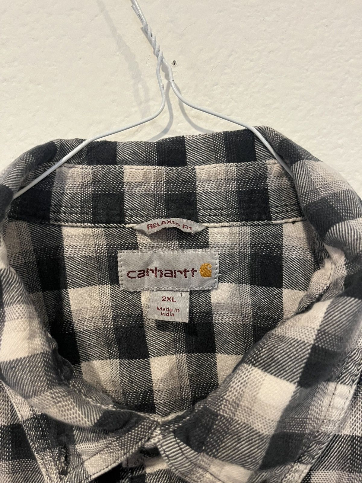 Carhartt Carhartt Flannel Shirt Men’s 2XL Black Plaid Heavyweight Size US XXL / EU 58 / 5 - 2 Thumbnail