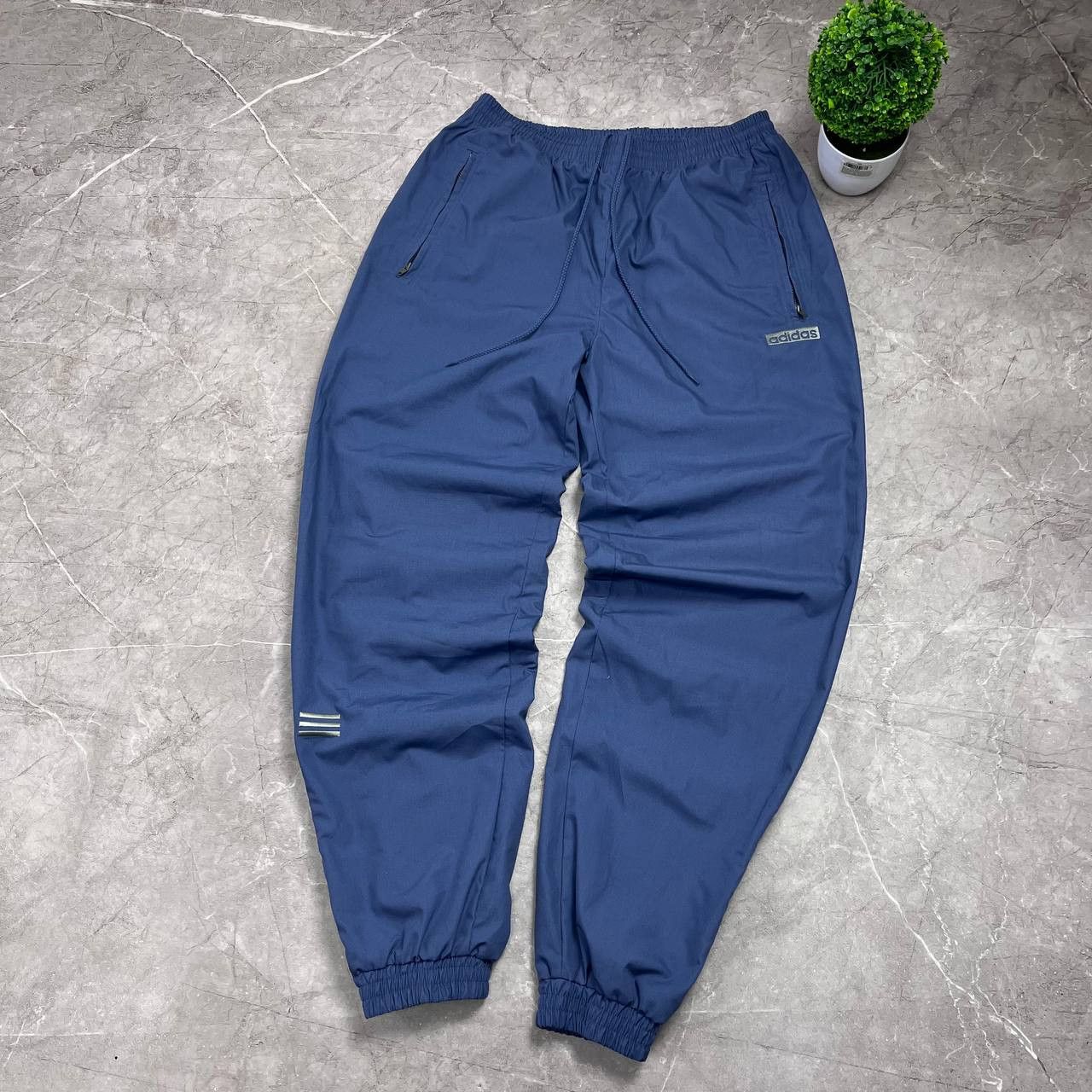 Vintage Vintage Adidas Baggy Trackpants Mens Size US 33 - 2 Thumbnail