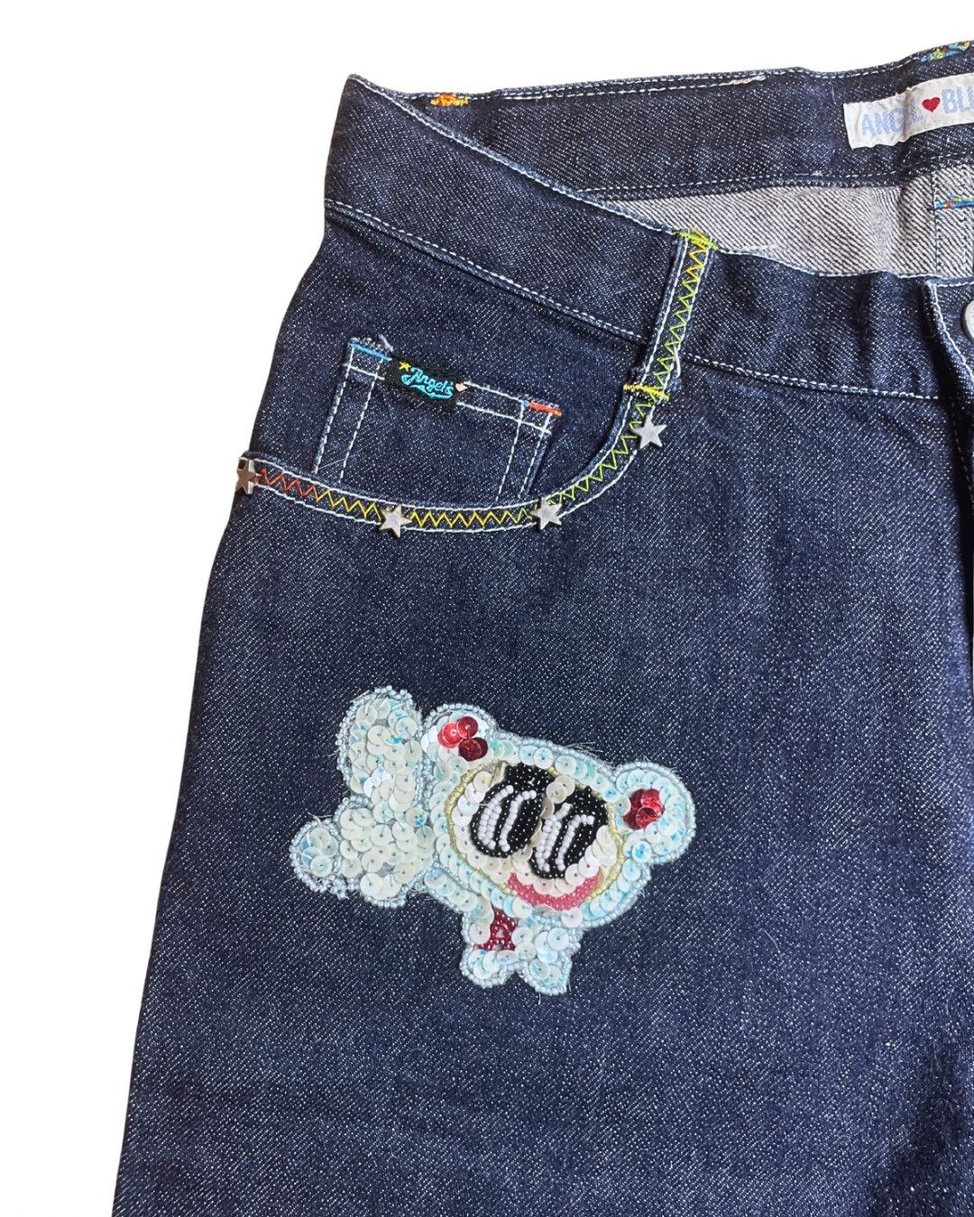 Angel Blue Angel Blue Japan All-Over Print Graphic Shorts JDM Y2K Style Size 26" / US 2 / IT 38 - 5 Thumbnail