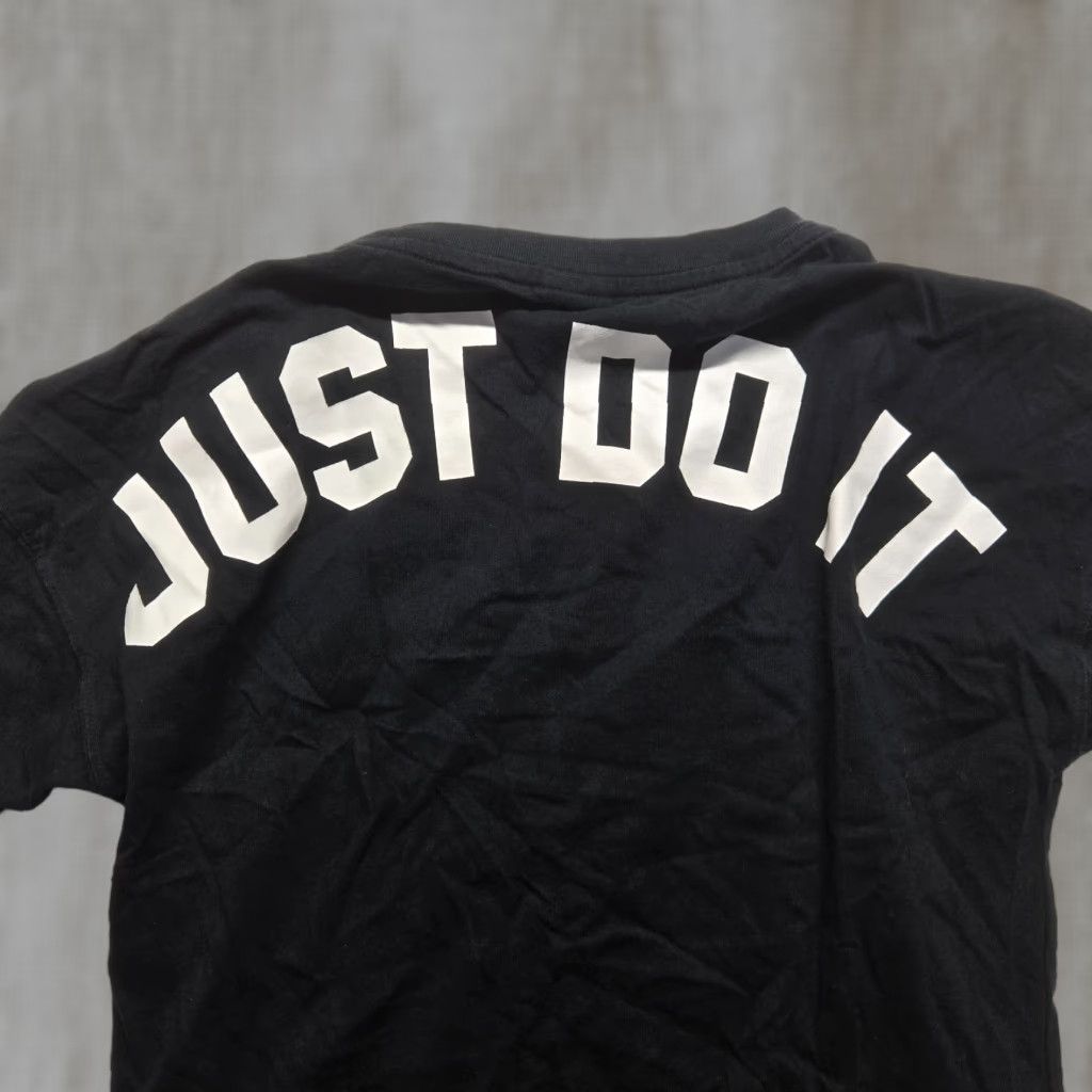 Nike Nike Shirt Women's XS 3/4 Sleeve Black Just Do It Cotton Slim Fit Shirt XS Womens Size XS / US 0-2 / IT 36-38 - 1 Thumbnail