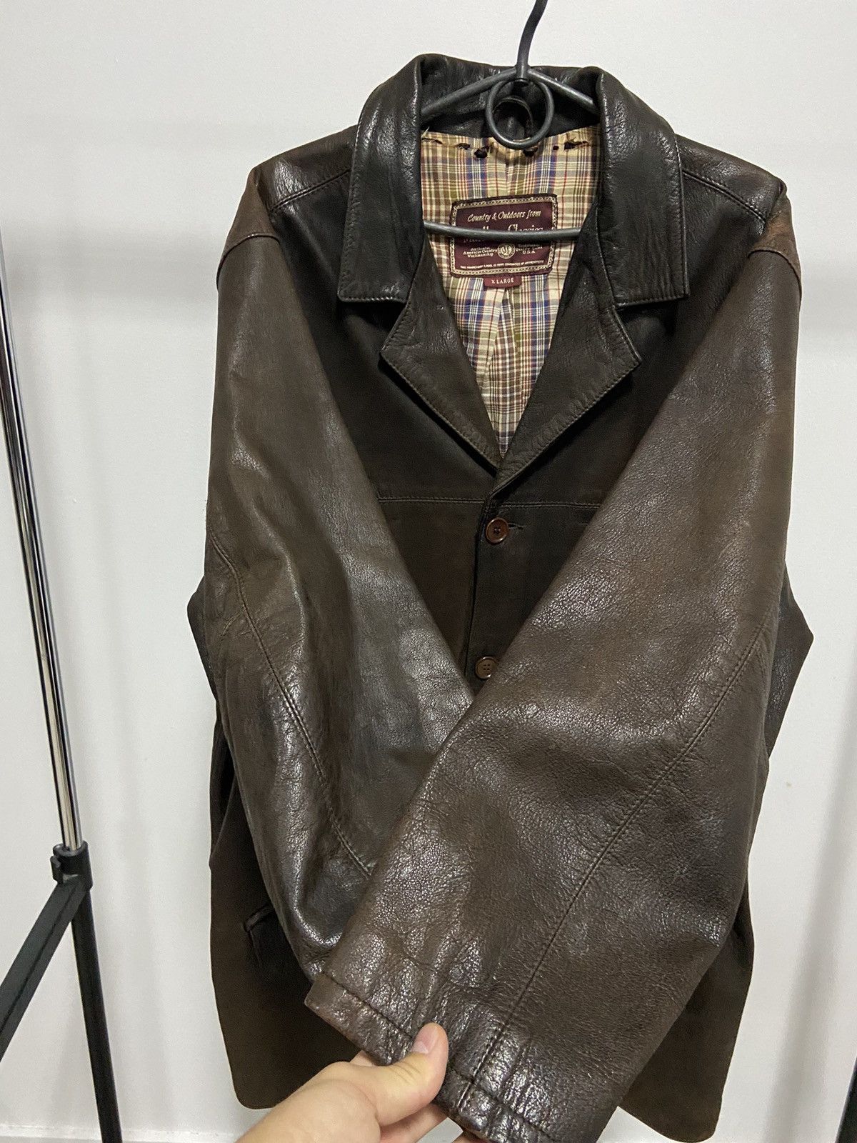 Marlboro × Marlboro Classics × Vintage Marlboro classics leather jacket coat vintage brown Size US XL / EU 56 / 4 - 7 Thumbnail