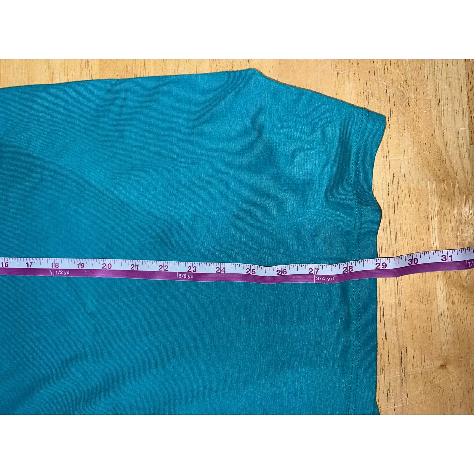 Jerzees Vintage Green Blank Shirt Jerzees 50/50 Teal USA 90s Large Size US L / EU 52-54 / 3 - 9 Thumbnail