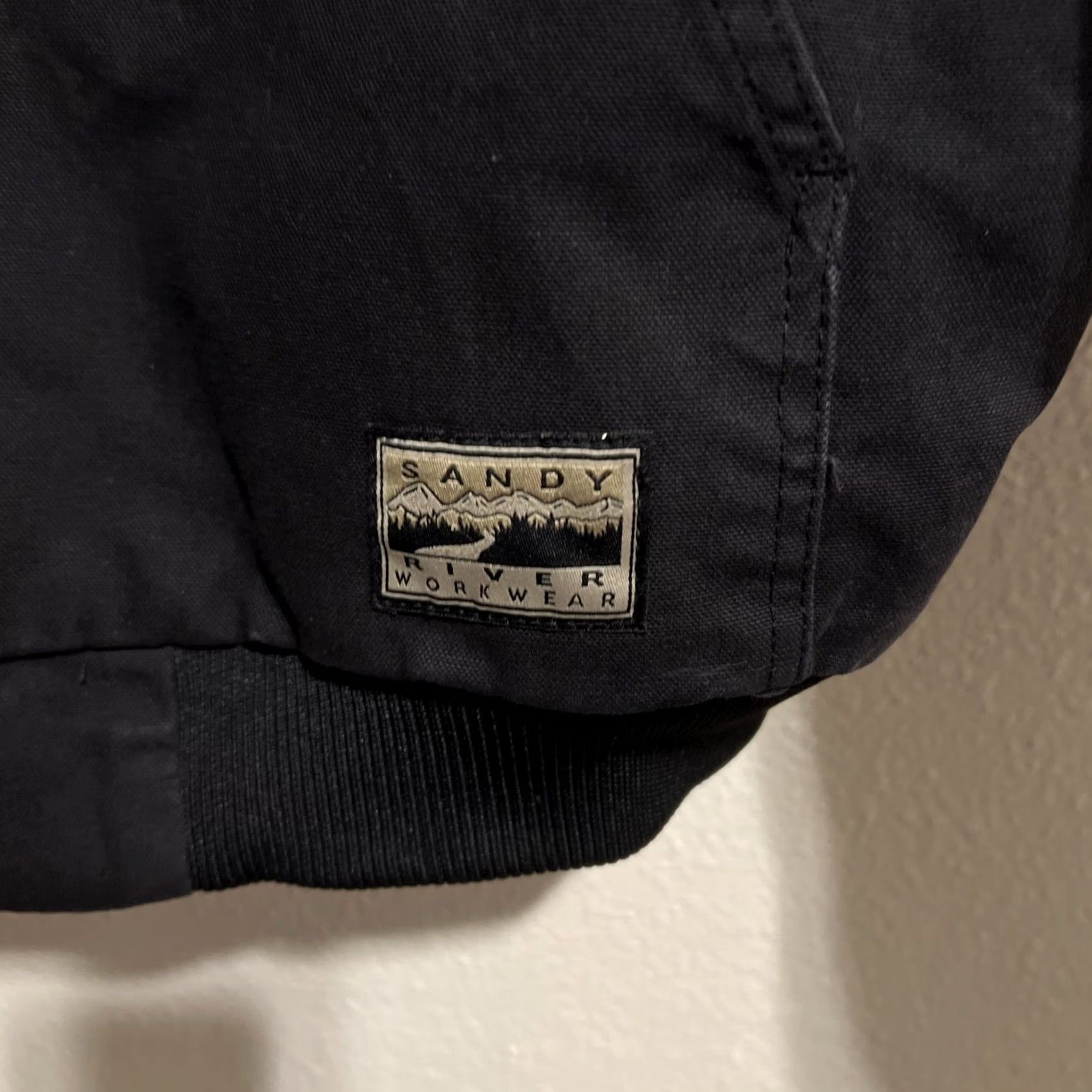 Vintage VINTAGE Sandy River Jacket Mens 2XL Black Workwear Canvas Hooded Insulated Size Coat J1802 Size US XXL / EU 58 / 5 - 8 Thumbnail
