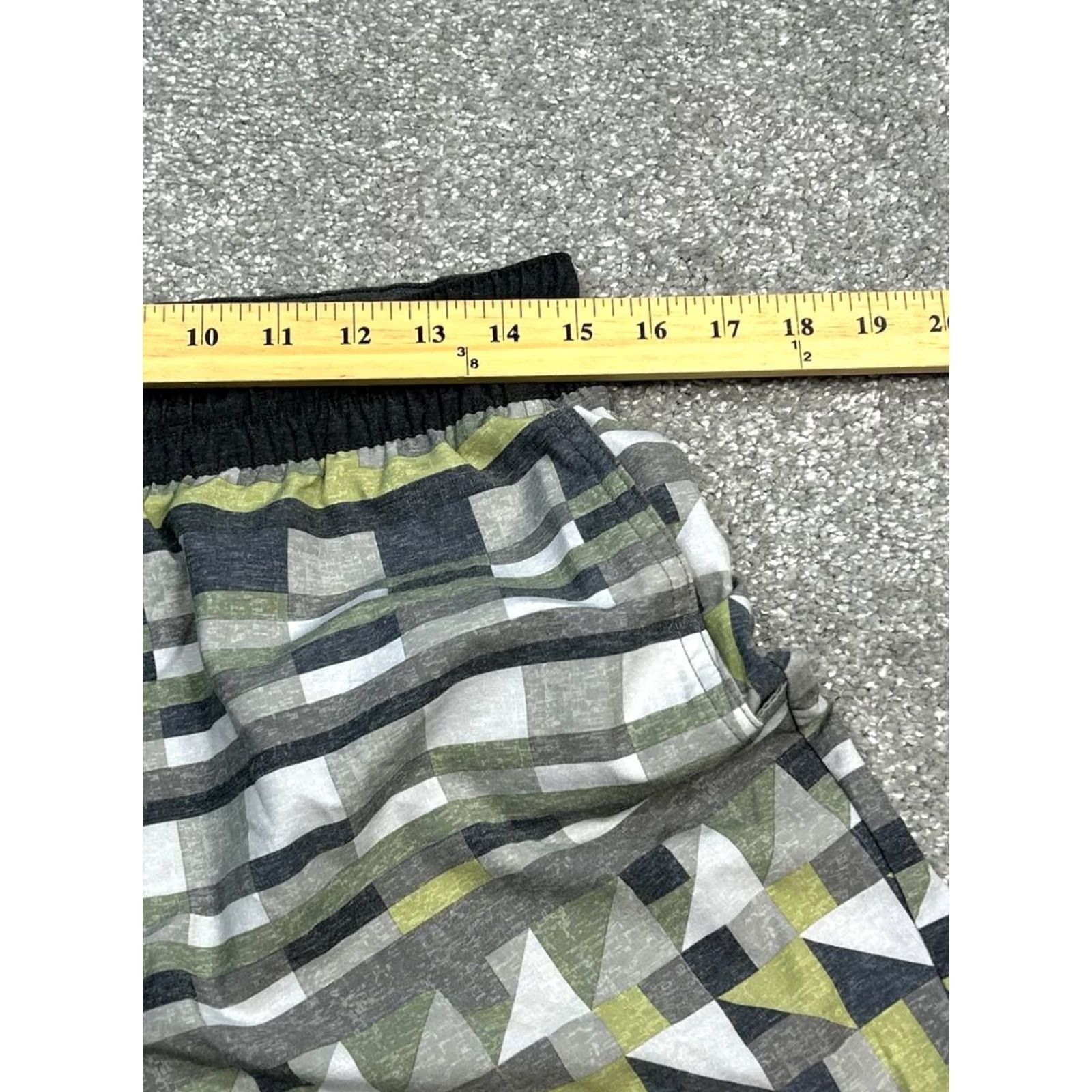 Prana prAna Breathe Shorts Multicolor Geometric Print Stretch Mid Rise Drawstring Women Medium Size 32" / US 10 / IT 46 - 5 Thumbnail
