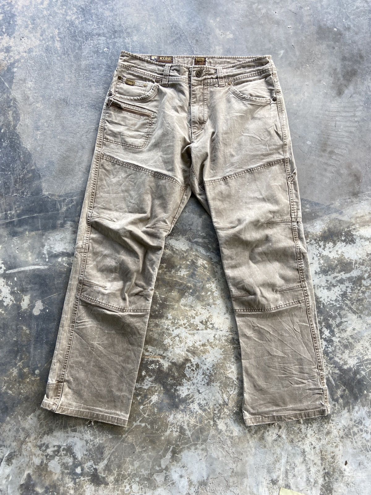 Japanese Brand × Kuhl × Vintage Baggy Kuhl Workwear Cargopant Size US 36 / EU 52 - 4 Thumbnail