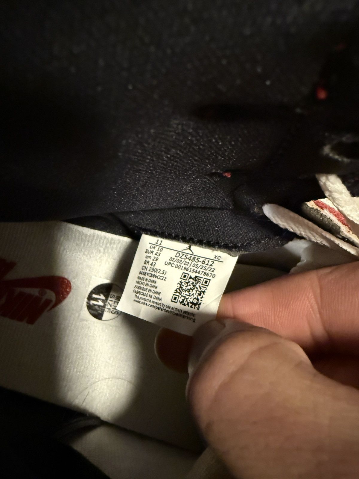Nike Air Jordan 1 Retro High OG ‘Lost and Found’ Size US 11 / EU 44 - 4 Thumbnail