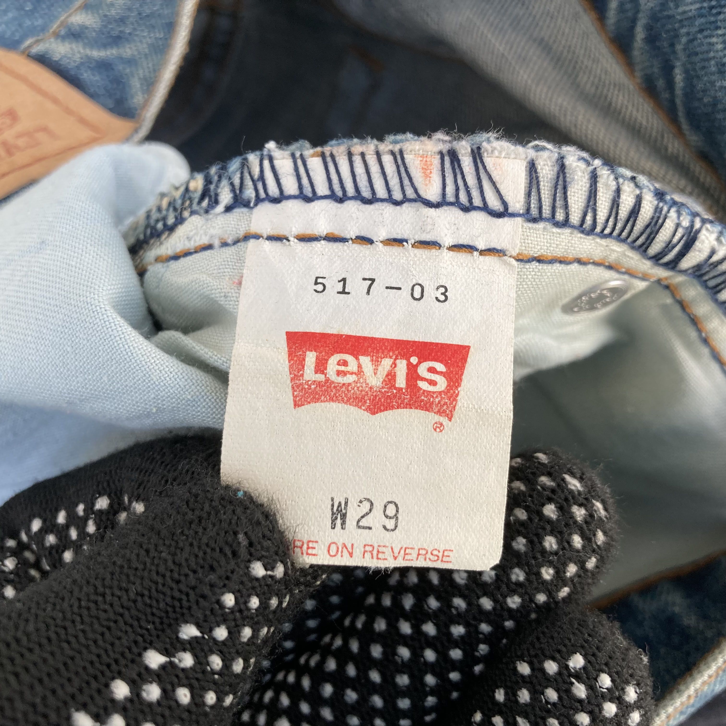 Vtg Levis 517 Denim Sz 29 Flare Bootcut Jeans