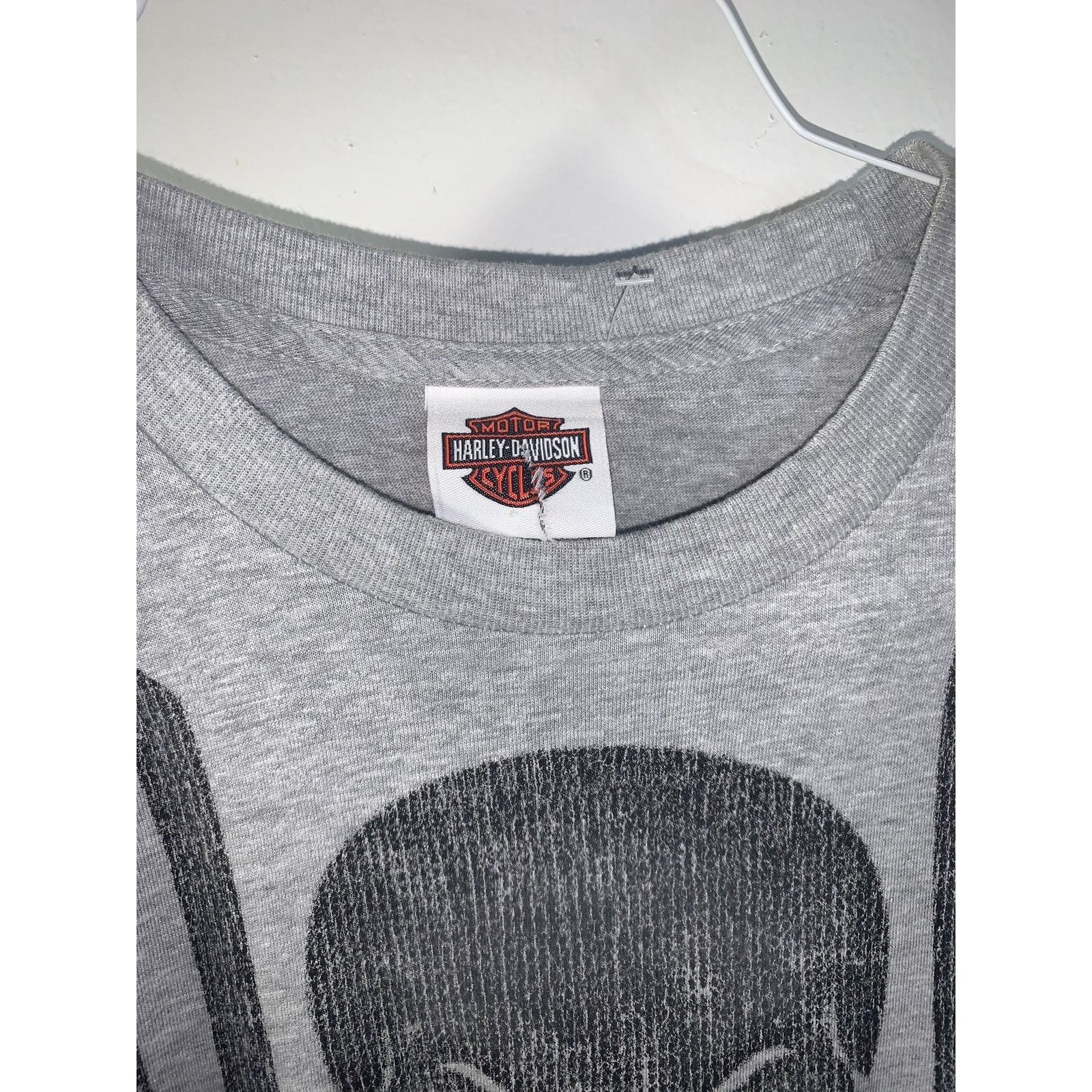 Harley Davidson Harley-Davidson Roswell Alien Motorcycle Tee Gray Men’s L Size US L / EU 52-54 / 3 - 10 Thumbnail