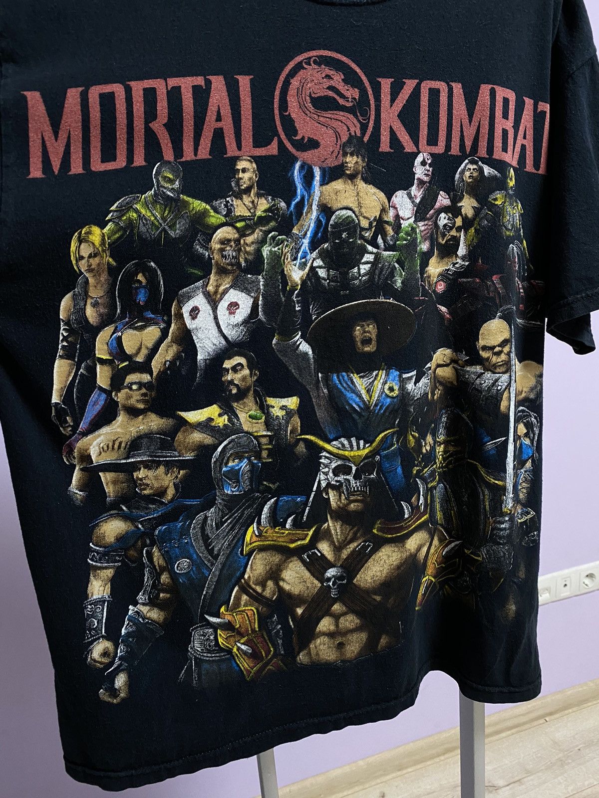 Vintage 🥷🏻 Vintage 90s T Shirt Mortal Combat All Players Size US L / EU 52-54 / 3 - 4 Thumbnail