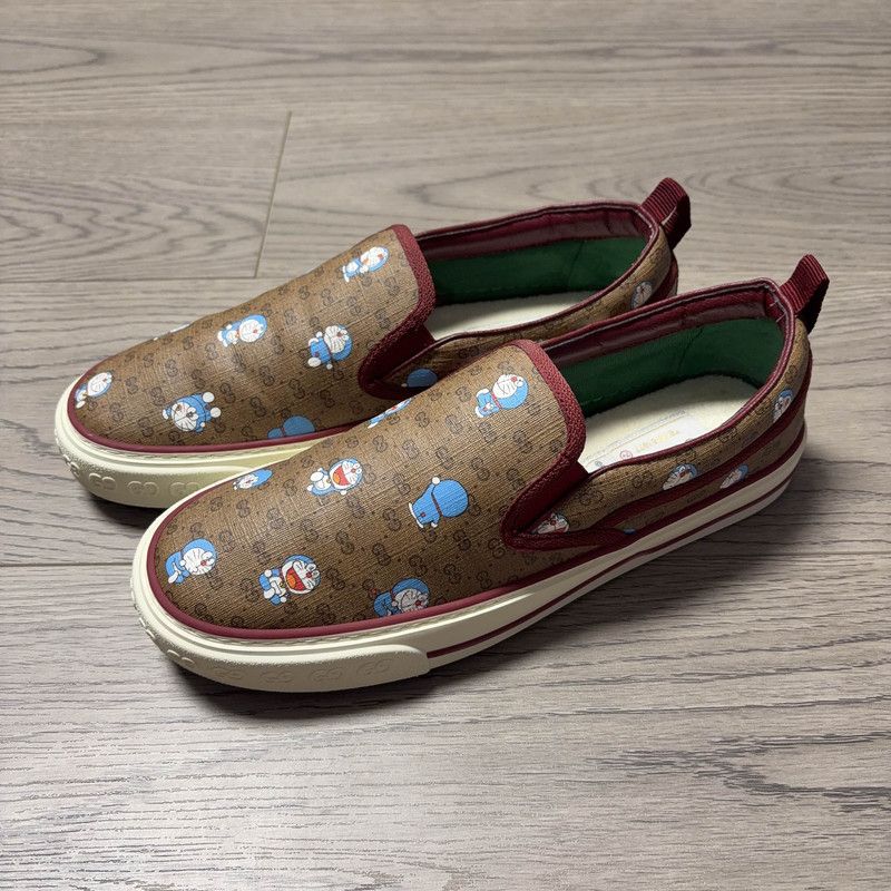 Gucci Gucci Doraemon x Supreme Fashion Slip-On Sneakers 0079 Size US 8 / EU 41 - 1 Thumbnail