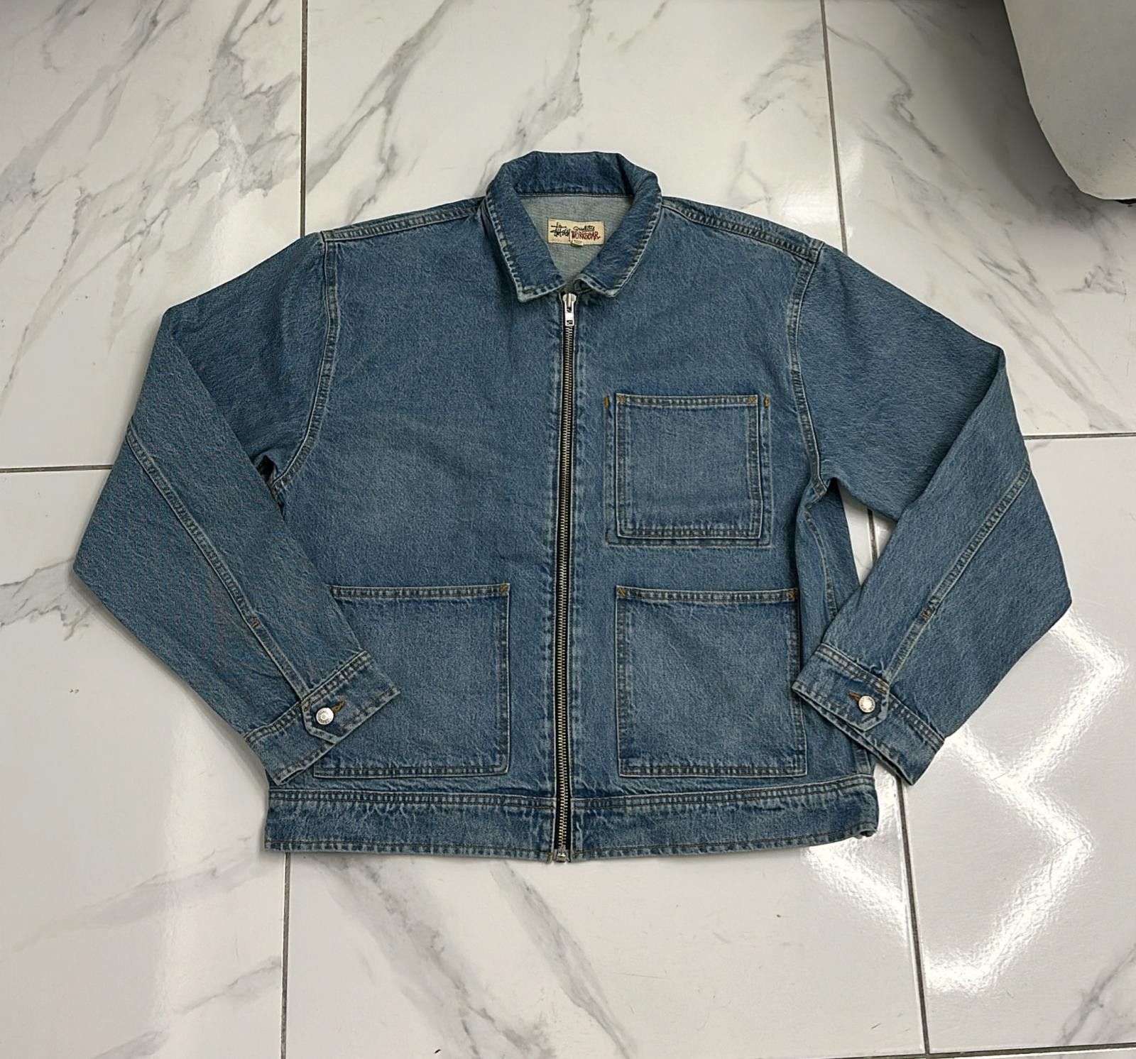 Stussy SS-Link Zip Work Jacket - POIZON
