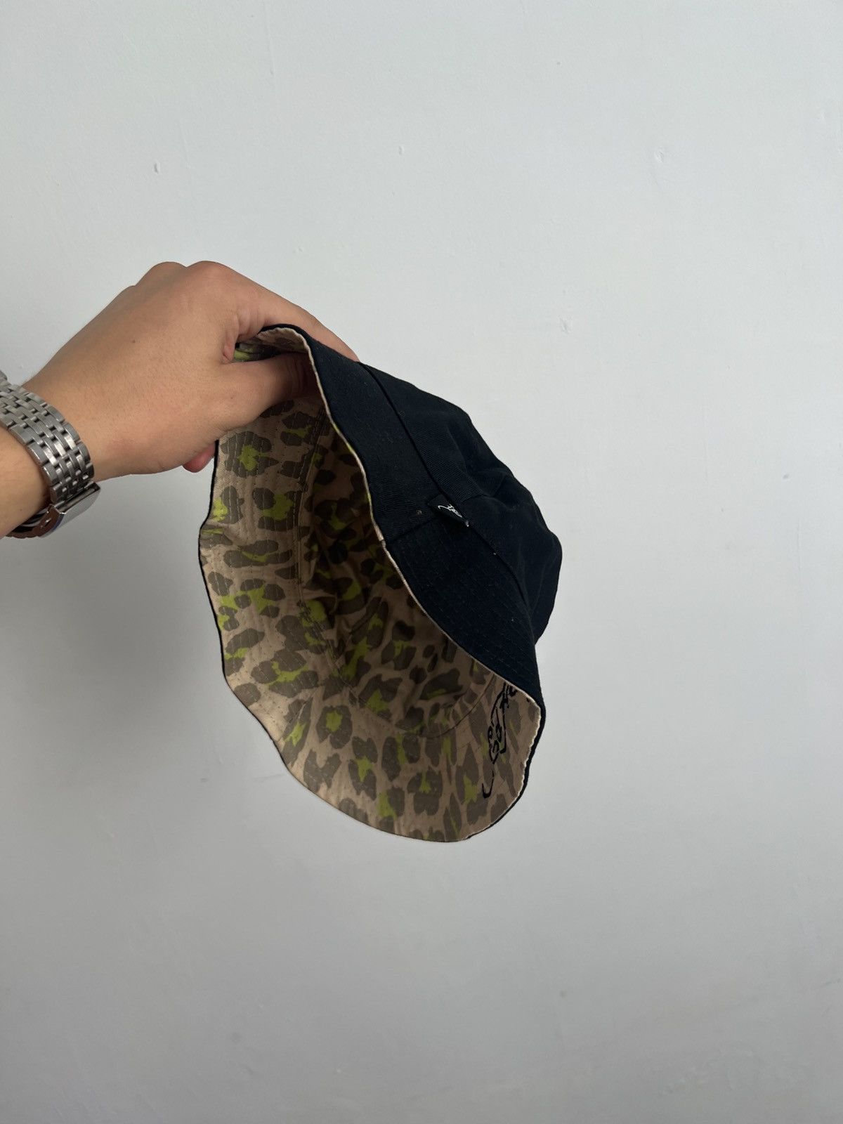 Christian Audigier Ed Hardy Bucket Hat Reversible Tiger Tattoo Y2K Size ONE SIZE - 4 Thumbnail