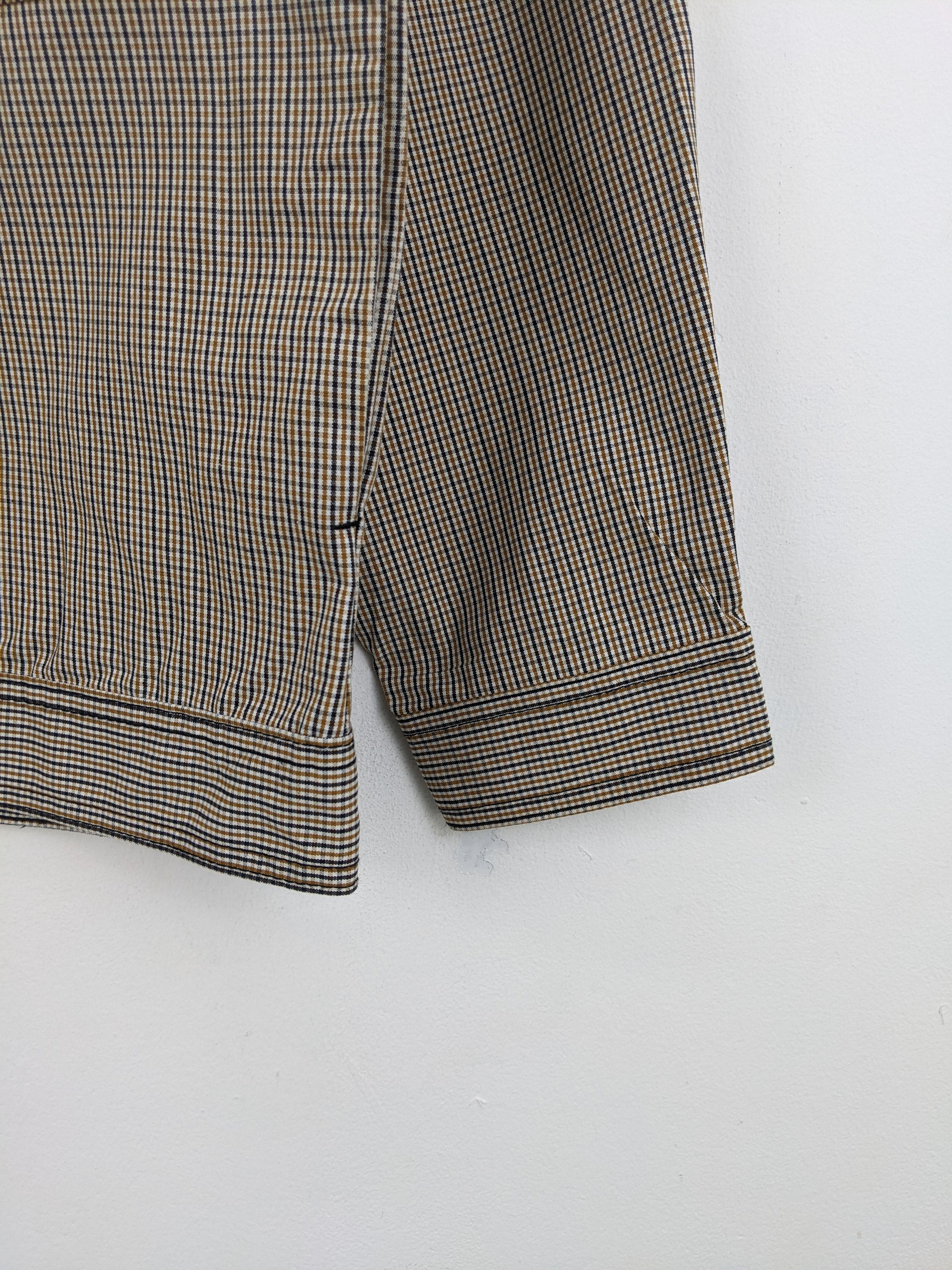 GU × Japanese Brand Vintage GU Japanese Brand Checkered Polyster Jacket Size US L / EU 52-54 / 3 - 7 Thumbnail