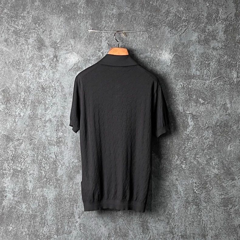 Other Versace Dark pattern short-sleeved polo shirt Size US S / EU 44-46 / 1 - 2 Thumbnail