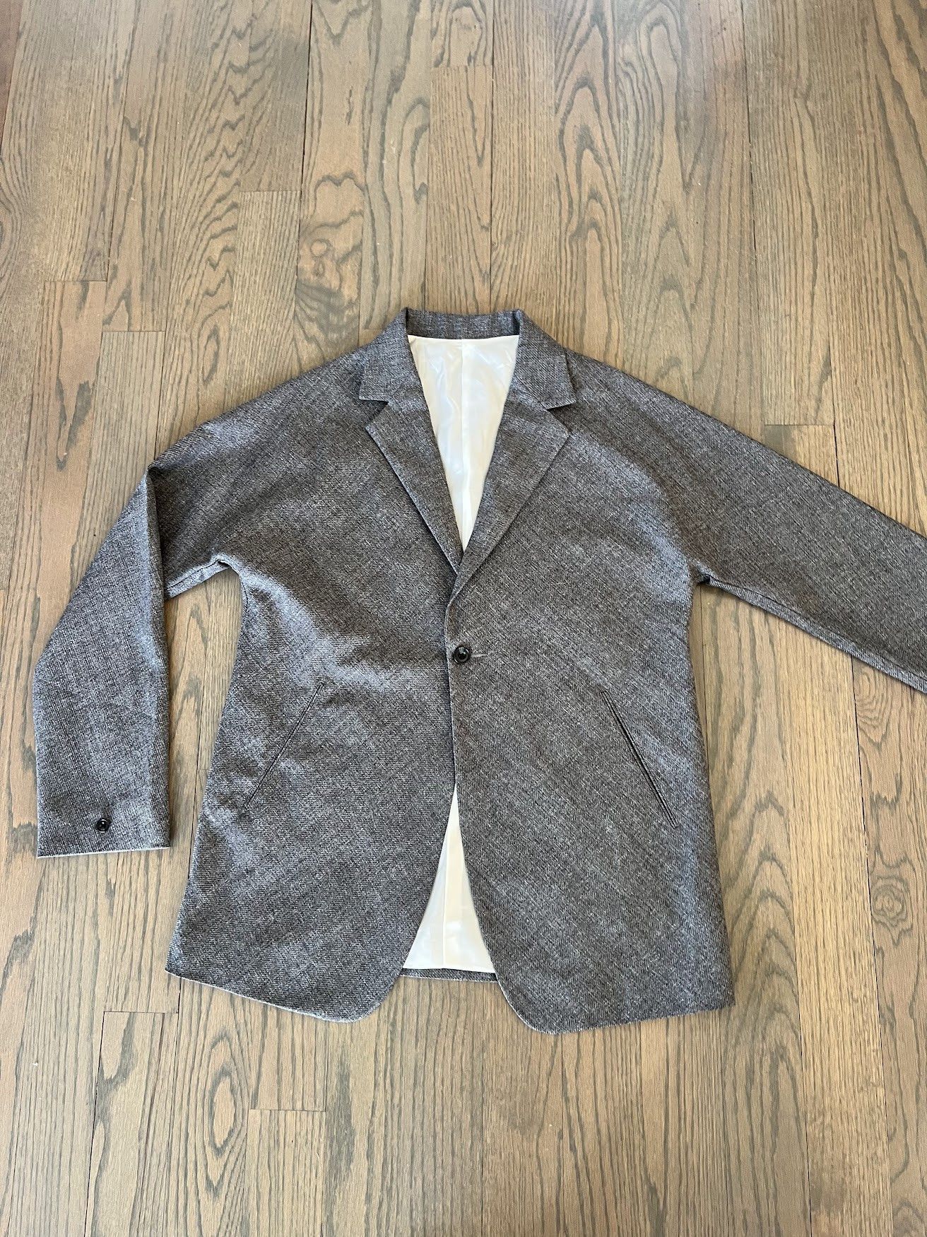 Needles Needles Gray Seamless Blazer Size 46R - 2 Thumbnail
