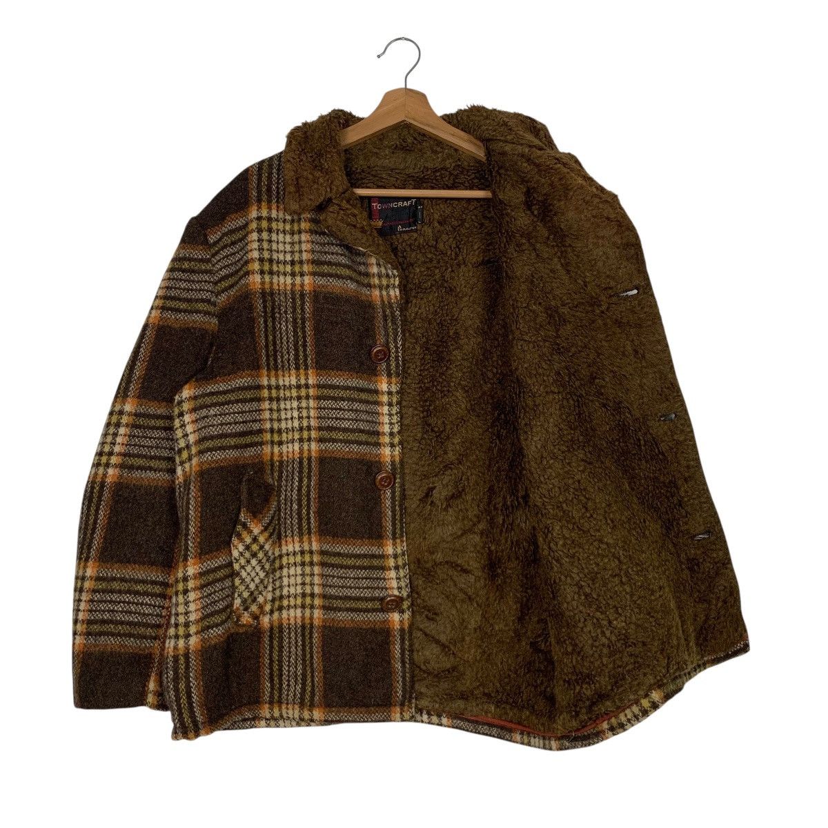 Towncraft TOWNCRAFT PENNEY Fleece Lined Wool Tartan Jacket #2936-C133 Size US M / EU 48-50 / 2 - 7 Thumbnail