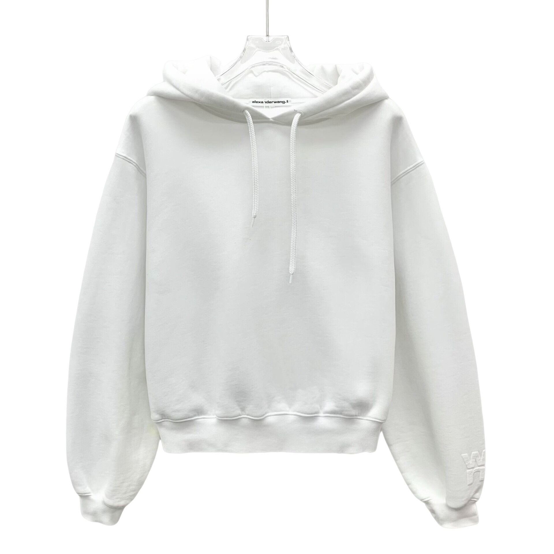 Alexander Wang Alexander Wang White Cotton Hoodie XXS Size XXS / US 00 / IT 34 - 1 Thumbnail