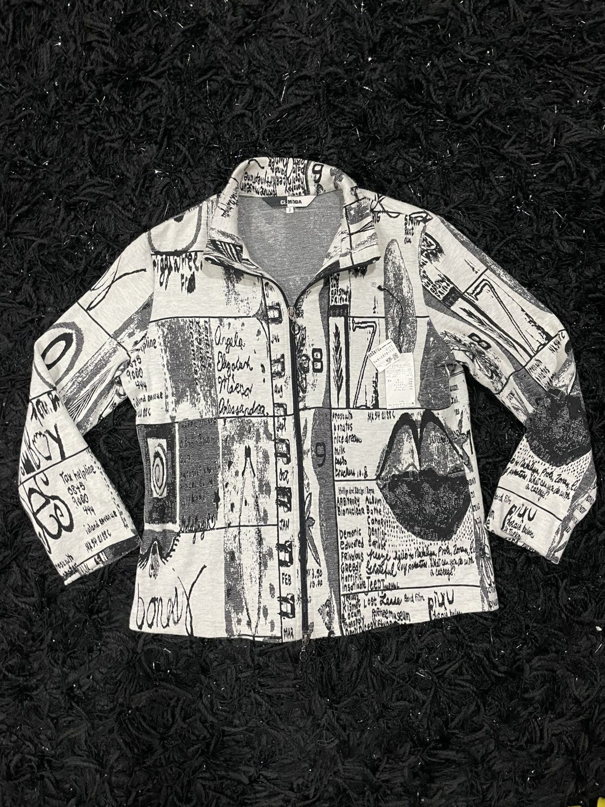 Japanese Brand CI MODA Japanese designer Pop Art Abstract Punk style sz 2 Size US S / EU 44-46 / 1 - 2 Thumbnail