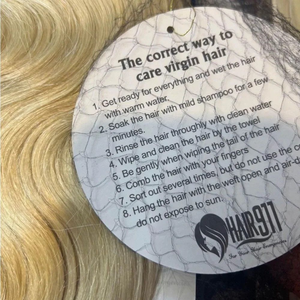 Other 10Pcs/Set Virgin Human Hair Clip In 613 Body Wave Hair Exte Size ONE SIZE - 5 Thumbnail