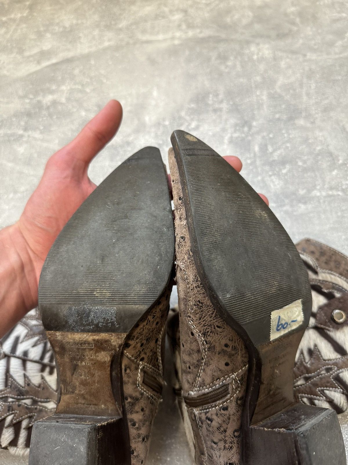 Vintage Vintage Leather Cowboy Boots Size US 6.5 / IT 36.5 - 11 Thumbnail