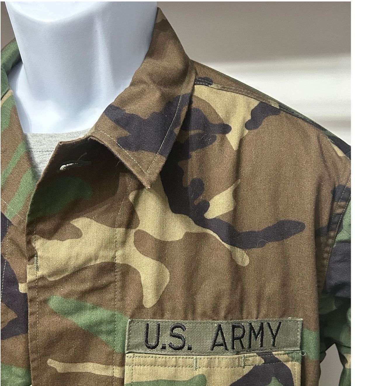 Other Vintage US Army Woodland Camo BDU Shirt Jacket Small Long Size US S / EU 44-46 / 1 - 1 Thumbnail