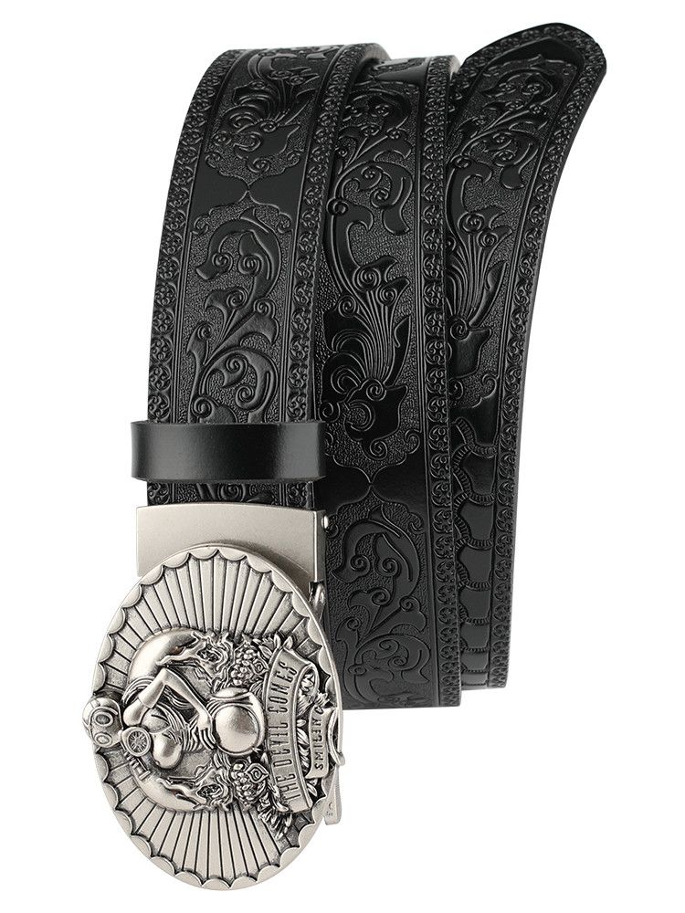 Designer Modern Vintage Belt Riveted Belts Menswear Accessories Size ONE SIZE - 1 Thumbnail