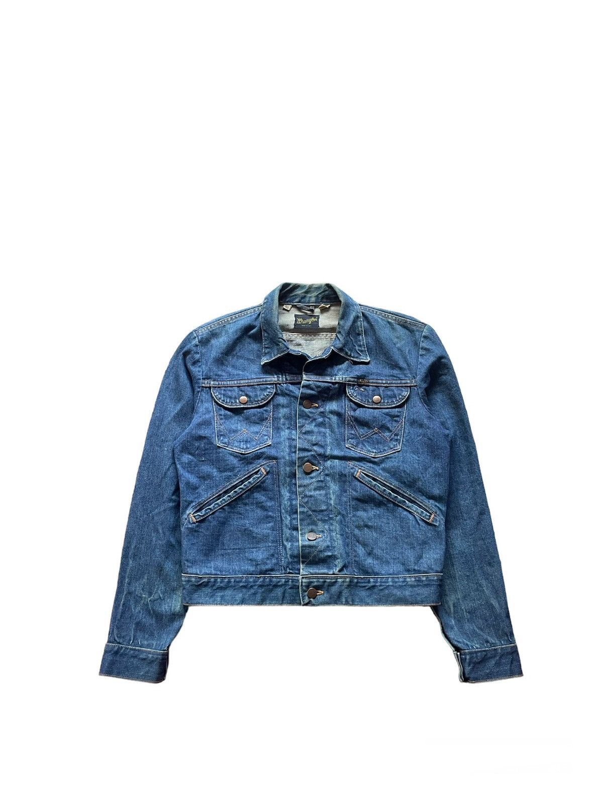 Vintage Vintage 80’s Wrangler Denim Jacket Liam Gallagher | Grailed