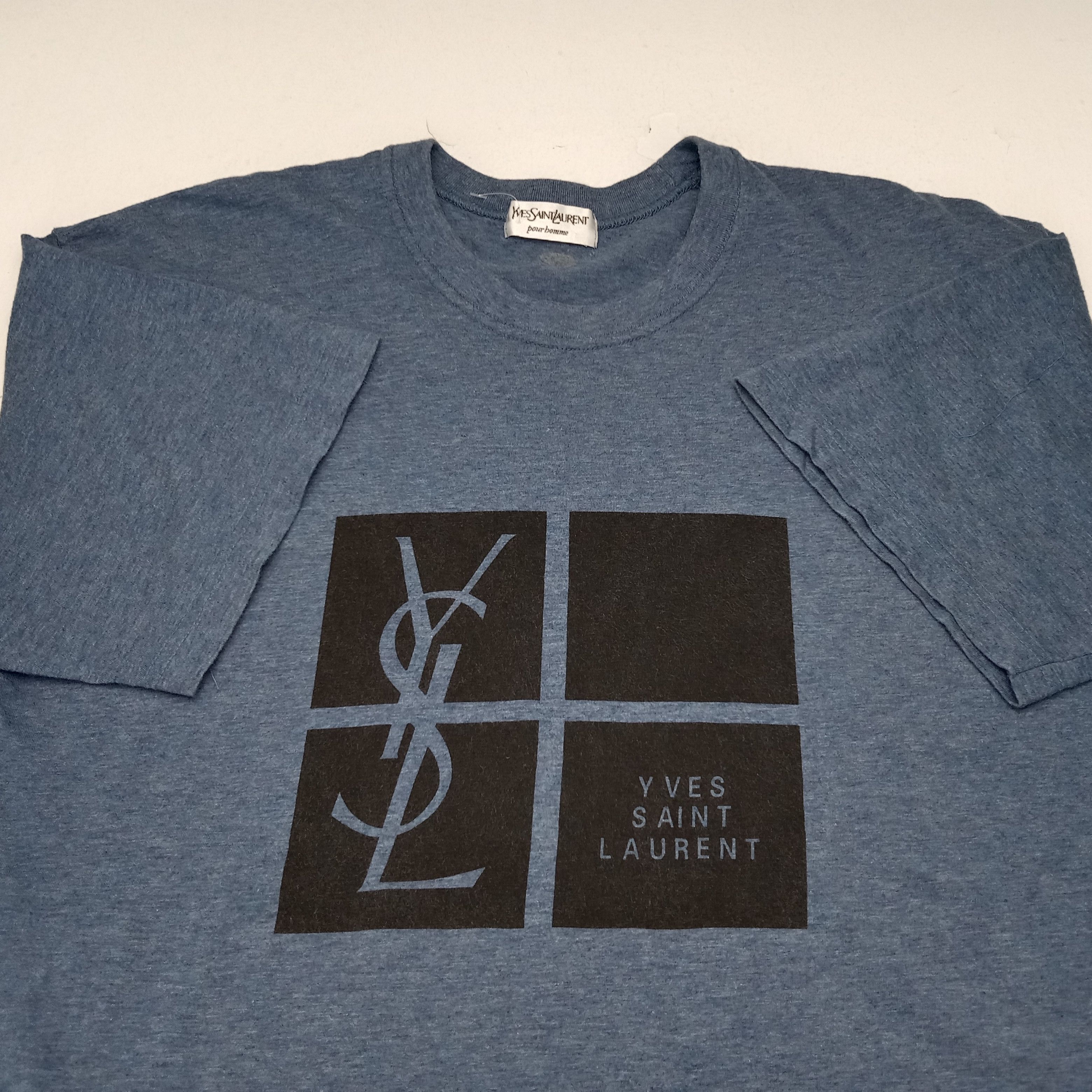 Vintage × Yves Saint Laurent Vintage Yves Saint Lauren Pour Homme Tshirt Size US M / EU 48-50 / 2 - 5 Thumbnail