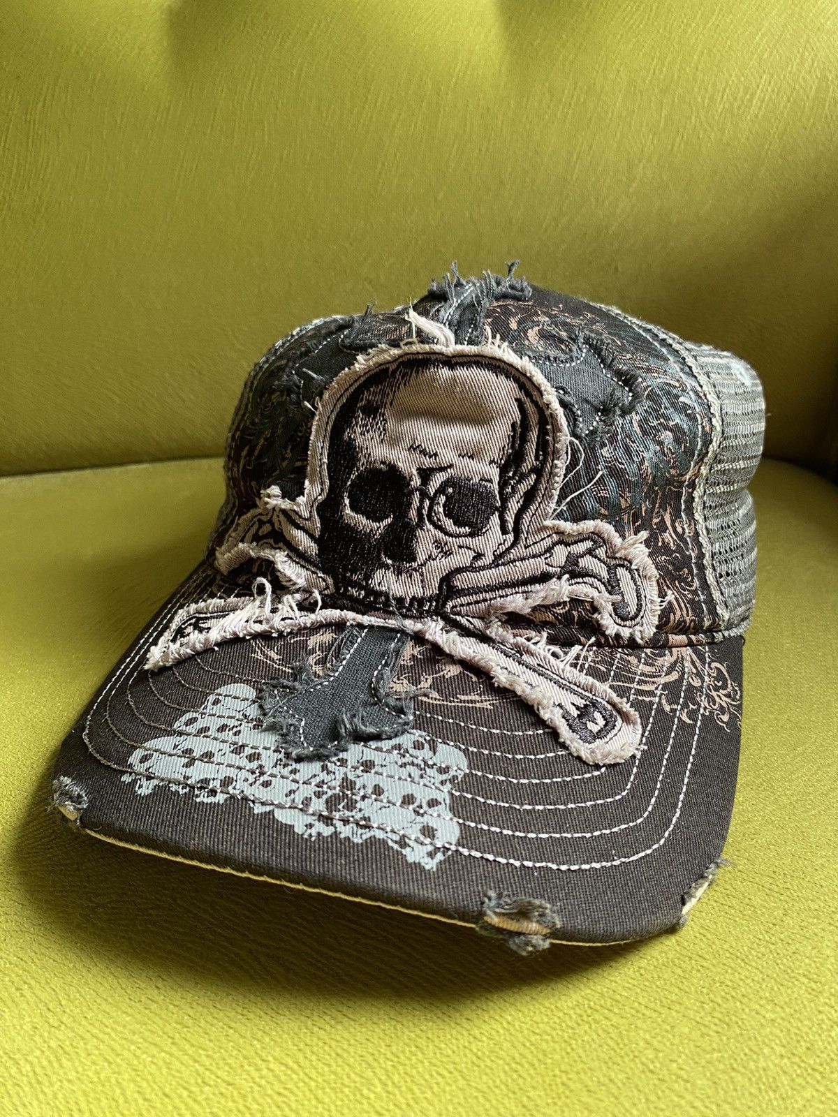If Six Was Nine Skull Hat Punk Style Size ONE SIZE - 3 Thumbnail