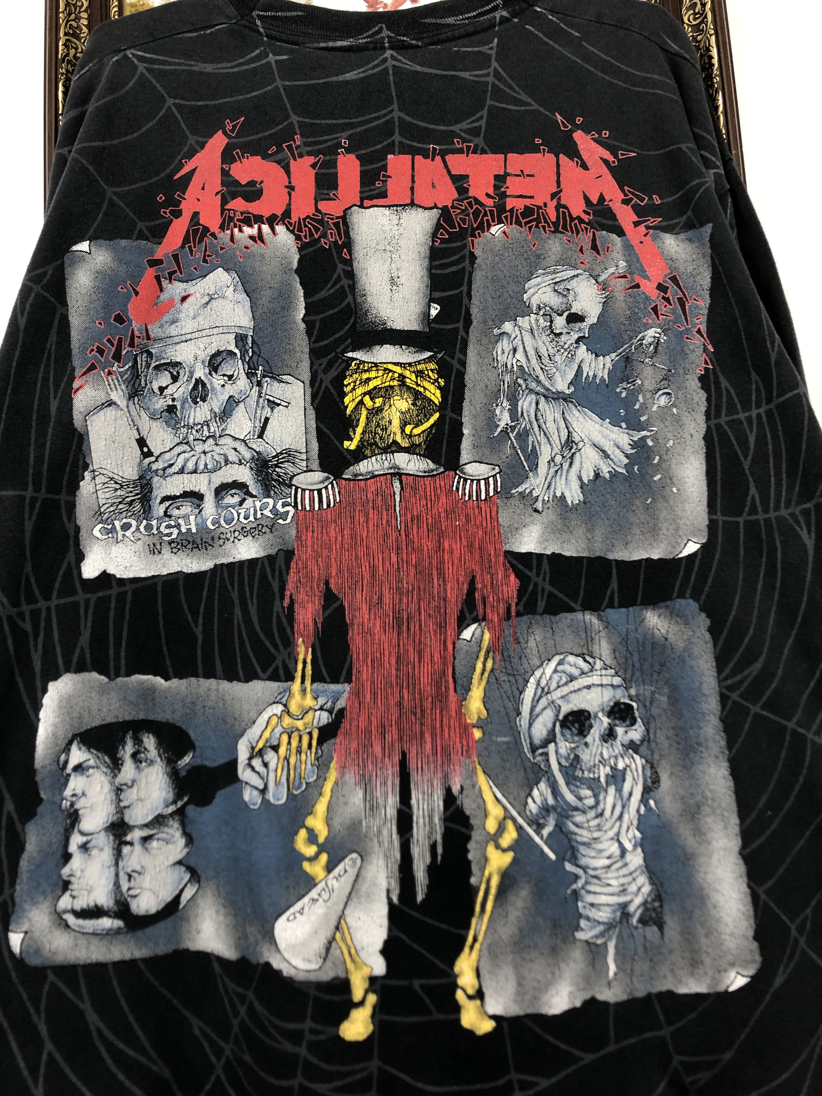 Vintage Vintage 1992 Metallica Ringmaster Pushead Shirt Tee Hype Size US L / EU 52-54 / 3 - 14 Thumbnail