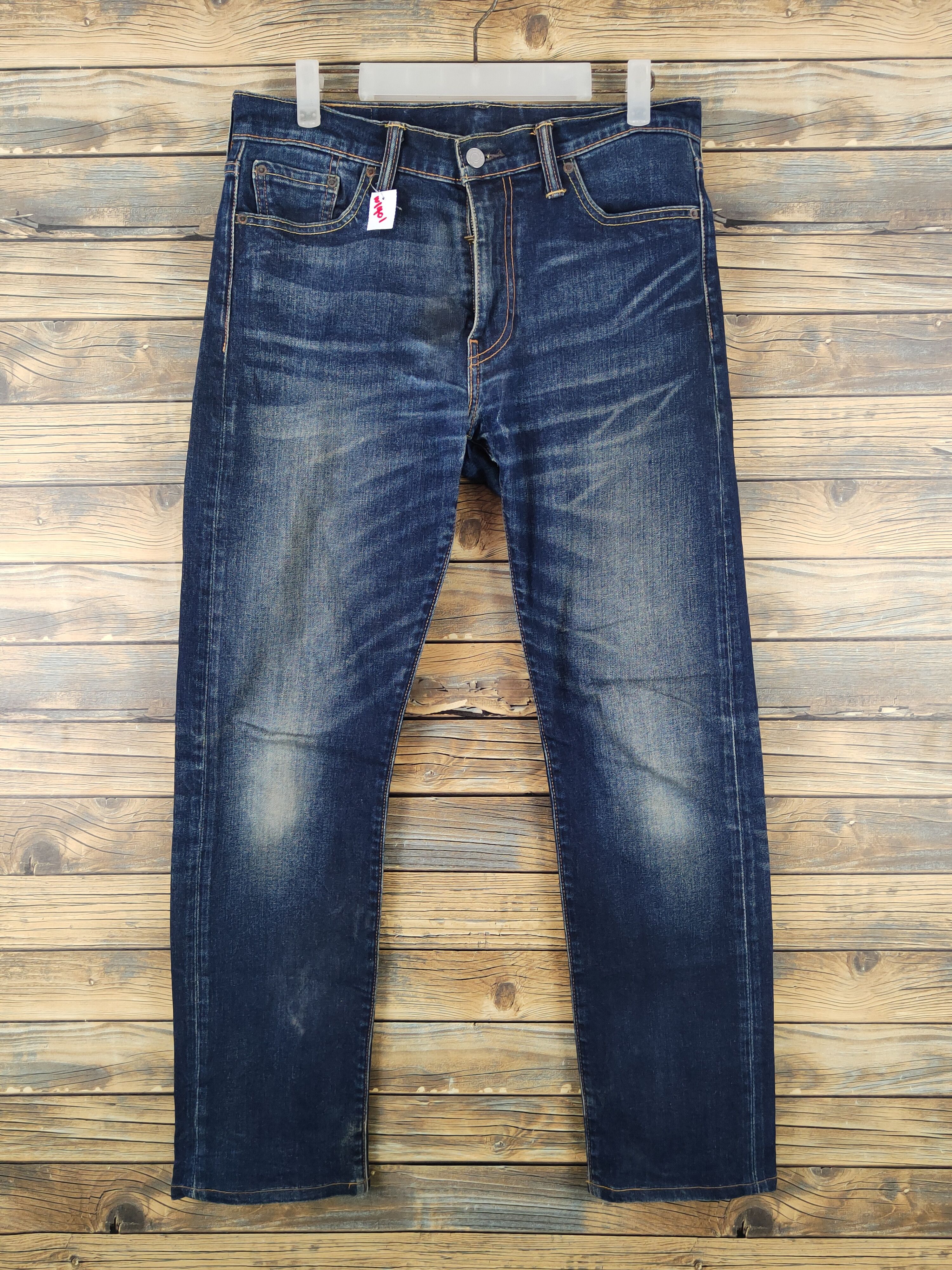 Levi's Levi's Dark Blue Distressed Ripped Jeans #W1401 Size US 31 - 1 Thumbnail