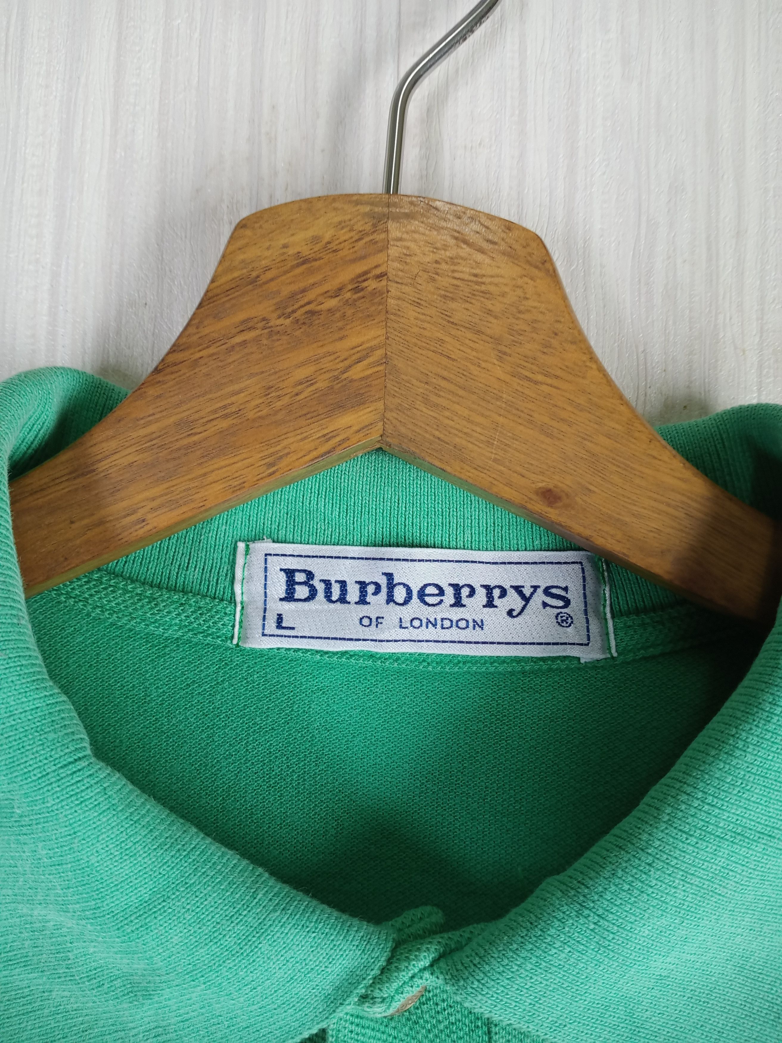 Burberry Rare Vintage Burberrys of London Polo Shirt Size US L / EU 52-54 / 3 - 5 Thumbnail