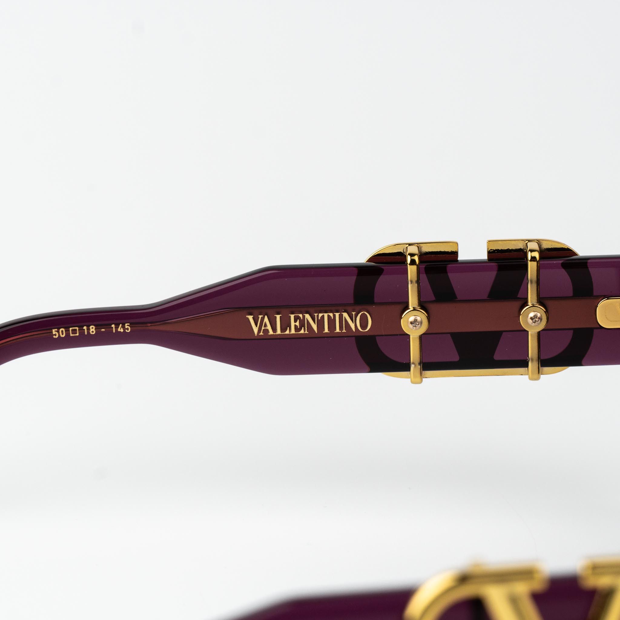 Valentino Valentino Women Sunglasses Cat Eye V - DUE VLS-103D-50 Size ONE SIZE - 9 Thumbnail