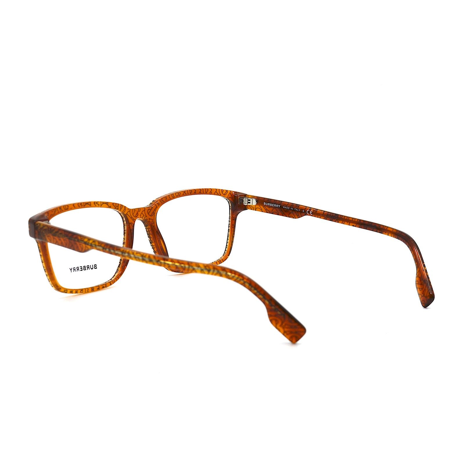 Burberry Burberry BE2308 3823 Transparent Brown/signature Eyeglasses Size ONE SIZE - 7 Thumbnail